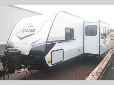 &lt;h2&gt;New 2024 Jayco Jay Feather 27BHB Travel Trailer Camper for Sale at Fretz RV&lt;/h2&gt; &lt;p&gt;&#160;&lt;/p&gt; &lt;p&gt;&lt;strong&gt;Jayco Jay Feather travel trailer 27BHB highlights:&lt;/strong&gt;&lt;/p&gt; &lt;ul&gt; &lt;li&gt;Double Size Bunks&lt;/li&gt; &lt;li&gt;Dual Entry&lt;/li&gt; &lt;li&gt;Jackknife Sofa&lt;/li&gt; &lt;li&gt;Entry Bench Seat&lt;/li&gt; &lt;li&gt;Outside Kitchen&lt;/li&gt; &lt;li&gt;Exterior Storage&lt;/li&gt; &lt;/ul&gt; &lt;p&gt;&#160;&lt;/p&gt; &lt;p&gt;Get out and experience new campgrounds with this spacious trailer that offers a&#160;&lt;strong&gt;slide out&lt;/strong&gt;&#160;jack knife sofa and&#160;&lt;strong&gt;booth dinette&lt;/strong&gt;&#160;giving you dining, relaxing and sleeping space as well as more interior floor space to move from the front to the back. The dual entries are a great feature as well when you have eight campers on your trip. And having the&#160;&lt;strong&gt;second exterior entry/exit&lt;/strong&gt;&#160;to the full bathroom is convenient for all. The cook will love the choice of making meals inside with full amenities or on the outside kitchen when relaxing under the 21&#39; power awning with LED lights. And the front bedroom gives you a queen bed, dual wardrobes and&#160;&lt;strong&gt;windows&lt;/strong&gt;&#160;for great views when inside. You might like to choose a few&#160;&lt;strong&gt;options&lt;/strong&gt;&#160;such as theater seating or a tri-fold sofa in place of the jack knife sofa, the 120V heated tank pads for those cooler camping trips, and/or the Solar Power package if you want to camp off-grid.&lt;/p&gt; &lt;p&gt;&#160;&lt;/p&gt; &lt;p&gt;With any Jay Feather travel trailer by Jayco, you will experience an easy-to-tow, lightweight dual axle RV that is built on an&#160;&lt;strong&gt;American-made frame&lt;/strong&gt;&#160;with an aerodynamic, rounded front profile with a diamond plate to protect against road debris, and includes&#160;&lt;strong&gt;Azdel composite&lt;/strong&gt;&#160;in the perimeter walls, and Stronghold VBL vacuum-bonded, laminated floor and walls, plus the Magnum Truss roof system. Also included are features in the Customer Value package, and the Sport package which offers aluminum tread entry steps,&#160;&lt;strong&gt;roof-mount solar prep&lt;/strong&gt;, an LED TV, and the Glacier package which includes an enclosed underbelly. The interior provides residential-style kitchen countertops with a&#160;&lt;strong&gt;decorative backsplash&lt;/strong&gt;, residential plank-style&lt;strong&gt;&#160;vinyl flooring&lt;/strong&gt;&#160;for easy care, a decorative wallboard for style, and ball-bearing drawer guides with 75 lb. capacity to mention a few of the amenities. Choose your favorite today!&#160;&lt;/p&gt; &lt;p&gt;&#160;&lt;/p&gt; &lt;p&gt;We are a premier dealer for all 2022, 2023, 2024 and 2025&#160;Winnebago Minnie, Micro, M-Series, Access, Voyage, Hike, 100, FLX, Flex, Jayco Jay Flight, Eagle, HT, Jay Feather, Micro, White Hawk, Bungalow, North Point, Pinnacle, Talon, Octane, Seismic, SLX, OPUS, OP4, OP2, OP15, OPLite, Air Off Road, and TAXA Outdoors, Habitat, Overland, Cricket, Tiger Moth, Mantis, Ember RV Touring and Skinny Guy Truck Campers.&#160;So, if you are in the York, Harrisburg, Lancaster, Philadelphia, Allentown, New Jersey, Delaware New York, or Maryland regions; stop by and browse our huge RV inventory today.&#160;Fretz RV has been a Jayco Dealer Partner for over 40 years, Winnebago Dealer Partner for over 30 Years.&lt;/p&gt; &lt;p&gt;&#160;&lt;/p&gt; &lt;p&gt;These campers come in as Travel Trailers, Fifth 5th Wheels, Toy Haulers, Pop Ups, Hybrids, Tear Drops, and Folding Campers. These Brands are at the top of their class. Camper floorplans come with anywhere between zero to 5 slides. Most can be pulled with a &#189; ton truck, SUV or Minivan. If you are not sure if you can tow certain weights, you can contact us or you can get tow ratings from Trailer Life towing guide.&lt;/p&gt; &lt;p&gt;We also carry used and Certified Pre-owned brands like Forest River, Salem, Mobile Suites, DRV, Sol Dawn Intech, T@B, T@G, Dutchmen, Keystone, KZ, Grand Design, Reflection, Imagine, Passport, Lance Freedom Lite, Freedom Express, Flagstaff, Rockwood, Casita, Scamp, Cedar Creek, Montana, Passport, Little Guy, Coachmen, Catalina, Cougar, Springdale, Sunset Trail, Raptor, Gulf Stream and Airstream, and are always below NADA values. We take all types of trades. When it comes to campers, we are your full-service stop. With over 77 years in business, we have built an excellent reputation in the Recreational Vehicle and Camping industry to our customers as well as our suppliers and manufacturers.&#160;With our participation in the Hershey RV Show every year we can display the newest product with great savings to customers! Besides our online presence, at Fretz RV we have a 12,000 Sq. Ft showroom, a huge RV&#160;Parts, and Accessories store. We have added a 30,000 square foot Indoor Service Facility that opened in the Spring of 2018. We have a full Service and Repair shop with RVIA Certified Technicians. &#160;Financing available. We have RV Insurance through Geico Brown and Brown and Progressive that we can provide instant quotes, RV Warranties through Compass and Protective XtraRide, and RV Rentals. We have detailed videos on RVTrader, RVT, Classified Ads, eBay, RVUSA and Youtube. Like us on Facebook. Check out our great Google and Dealer Rater reviews at Fretz RV. We are located at 3479 Bethlehem Pike,&#160;Souderton,&#160;PA&#160;18964&#160;215-723-3121&#160;&lt;/p&gt; &lt;p&gt;#RV #GoCamping #GoRVing #1 #Used #New #PaDealer #Camping&lt;/p&gt;&lt;ul&gt;&lt;li&gt;Front Bedroom&lt;/li&gt;&lt;li&gt;Bunkhouse&lt;/li&gt;&lt;li&gt;Two Entry/Exit Doors&lt;/li&gt;&lt;li&gt;Outdoor Kitchen&lt;/li&gt;&lt;/ul&gt;&lt;ul&gt;&lt;li&gt;Sport  PackageJayCommand Control SystemA/C, 15,000 BTU30# LP BottlesTheater Seating w/ Table TraysCustomer Value Package&lt;/li&gt;&lt;/ul&gt;