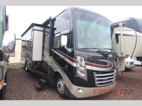 &lt;h2&gt;Used Pre-Owned 2015 Thor Motor Coach Challenger 37ND Class A Motorhome Camper for Sale at Fretz RV&lt;/h2&gt; &lt;p&gt;&#160;&lt;/p&gt; &lt;p&gt;Step into the Challenger 37ND to find all the comforts and amenities of home within this gas class A motorhome from Thor Motor Coach. A king size bed, a buffet dinette with chairs, and an electric fireplace with a remote are just a few of the highlights.&lt;br&gt;&lt;br&gt;As you enter just behind the passenger&#39;s seat, you will find a slide to your left. It holds a buffet dinette with four chairs and a sofa with queen air bed as well as overhead cabinets.&lt;br&gt;&lt;br&gt;Within the cab, you will find a coffee table between the two captain&#39;s chairs. You may choose to add the optional drop down overhead bunk for more sleeping space.&lt;br&gt;&lt;br&gt;The opposite side of the coach holds a second slide out with the kitchen amenities. You will find a pull-out pantry, a refrigerator, countertop space with an extension, a three burner range with overhead microwave, a large kitchen sink, and overhead cabinets. Along an interior wall is an electric fireplace with remote at an angle with a mounted 40&quot; LED TV above. An additional pantry and linen storage are available as well.&lt;br&gt;&lt;br&gt;A split bath includes a shower on one side with a private toilet area including a vanity sink on the other.&lt;br&gt;&lt;br&gt;The rear bedroom features a king bed slide out with nightstands at each side of the bed. The rear wall holds a large closet and a corner closet with washer/dryer prep. The wall opposite the bed includes a dresser, overhead storage and a 32&quot; LED TV.&lt;br&gt;&lt;br&gt;You may also enjoy the exterior 32&quot; LED TV mounted just outside the the entry door. If you like to cook outside, there is an optional exterior kitchen available.&lt;/p&gt; &lt;p&gt;&#160;&lt;/p&gt; &lt;p&gt;Fretz RV, the nations premier dealer for all 2021, 2022, 2023 and 2024 Leisure Travel, Wonder, Unity, Pleasure-Way Plateau, Rekon, Tofino, Ontour, AWD, Ascent, Winnebago Spirit, Sunstar, Travato, Navion, Solis Pocket, 59P 59PX, Revel, Jayco, Greyhawk, Redhawk, Solstice, Alante, Precept, Melbourne, Swift, Terrain, Seneca, Coachmen Galleria, Nova, Beyond, Renegade Vienna, Roadtrek Zion, SRT, Agile, Play, Slumber, Chase, and our newest line Storyteller Overland Mode, Stealth and Beast 4x4 Off-Road motorhomes So, if you are in the York, Harrisburg, Lancaster, Philadelphia, Allentown, New Jersey, Delaware New York, or Maryland regions; stop by and browse our huge RV inventory today.&#160;Fretz RV has been a Jayco Dealer Partner for over 40 years, Winnebago Dealer Partner for over 30 Years and the oldest Roadtrek Dealer Partner in North America for over 40 years!&lt;/p&gt; &lt;p&gt;&#160;&lt;/p&gt; &lt;p&gt;These campers come on the Dodge Ram ProMaster, Ford Transit, and the Mercedes diesel sprinter chassis. These luxury motor homes are at the top of its class. These motor coaches are considered a class B, Class B+, Class C, and Class A. These high end luxury coaches come in various different floorplans.&#160;&lt;/p&gt; &lt;p&gt;&#160;&lt;/p&gt; &lt;p&gt;We also carry used and Certified Pre-owned RVs like Airstream, Wayfarer, Midwest, Chinook, Phoenix Cruiser, Activ, Hymer, Born Free, Rialto, Vista, VW, Midwest, Coach House, Sportsmobile, Monaco, Newmar, Itasca, Fleetwood, Forest River, Freelander, Allegro Thor Motor Coach, Coachmen, Tiffin,&#160;and are always below NADA values.&#160;We take all types of trades. When it comes to campers, we are your full-service stop. With over 76 years in business, we have built an excellent reputation in the Recreational Vehicle and Camping industry to our customers as well as our suppliers and manufacturers. With our participation in the Hershey RV Show every year we are able to display the newest product with great savings to customers! At Fretz RV we have a 12,000 Sq. Ft showroom, a huge RV&#160;Parts and Accessories store. &#160;We have full Service and Repair shop with RVIA Certified Technicians. Bank financing available. We have RV Insurance through Geico and Progressive that we can provide instant quotes, RV Warranties through Compass and XtraRide, and RV Rentals. We have detailed videos on RVTrader, RVT, Classified Ads, eBay, RVUSA and Youtube. Like us on Facebook. Check out our great Google and Dealer Rater reviews at Fretz RV. We are located at 3479 Bethlehem Pike,&#160;Souderton,&#160;PA&#160;18964&#160;215-723-3121. Call for details.&#160;#RV #GoCamping #GoRVing #1 #Used #New #PaDealer #Camping&lt;/p&gt;&lt;ul&gt;&lt;li&gt;Bunk Over Cab&lt;/li&gt;&lt;li&gt;Outdoor Kitchen&lt;/li&gt;&lt;li&gt;Rear Bedroom&lt;/li&gt;&lt;/ul&gt;