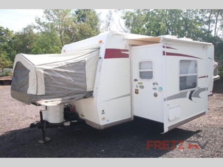 &lt;h2&gt;Used Pre-Owned 2009 Forest River Rockwood Roos 23B Expandable Travel Trailer Camper for Sale at Fretz RV&lt;/h2&gt; &lt;p&gt;&#160;&lt;/p&gt; &lt;p&gt;Single Slide Expandable TT by Forest River, Front &amp; Rear Queen Tent End Beds, Angle Shower, Lav., Med. Cabinet, Toilet, Refrigerator, TV Cabinet, Wardrobe, Double Kitchen Sink, 3 Burner Range, Booth Dinette Slideout, Flat Screen TV, Pantry, Sofa, Overhead Cabinets, Exterior Storage, 15&quot; Awning and More.&lt;/p&gt; &lt;p&gt;&#160;&lt;/p&gt; &lt;p&gt;We are a premier dealer for all 2021, 2022, 2023, and 2024&#160;Winnebago Minnie, Micro, Voyage, Hike, 100, FLX, Flex, Jayco Jay Flight, Eagle, HT, Jay Feather, Micro, White Hawk, Bungalow, North Point, Pinnacle, Talon, Octane, Seismic, SLX, OPUS, OP4, OP2, OP15, OPLite, Air Off Road, and TAXA Outdoors, Habitat, Overland, Cricket, Tiger Moth, Mantis, Ember RV and Skinny Guy Truck Campers.&#160;So, if you are in the York, Harrisburg, Lancaster, Philadelphia, Allentown, New Jersey, Delaware New York, or Maryland regions; stop by and browse our huge RV inventory today.&#160;Fretz RV has been a Jayco Dealer Partner for over 40 years, Winnebago Dealer Partner for over 30 Years.&lt;/p&gt; &lt;p&gt;These campers come in as Travel Trailers, Fifth 5th Wheels, Toy Haulers, Pop Ups, Hybrids, Tear Drops, and Folding Campers. These Brands are at the top of their class. Camper floorplans come with anywhere between zero to 5 slides. Most can be pulled with a &#189; ton truck, SUV or Minivan. If you are not sure if you can tow certain weights, you can contact us or you can get tow ratings from Trailer Life towing guide.&lt;/p&gt; &lt;p&gt;We also carry used and Certified Pre-owned brands like Forest River, Salem, Mobile Suites, DRV, Sol Dawn Intech, T@B, T@G, Dutchmen, Keystone, KZ, Grand Design, Reflection, Imagine, Passport, Lance Freedom Lite, Freedom Express, Flagstaff, Rockwood, Casita, Scamp, Cedar Creek, Montana, Passport, Little Guy, Coachmen, Catalina, Cougar, Springdale, Sunset Trail, Raptor, Gulf Stream and Airstream, and are always below NADA values. We take all types of trades. When it comes to campers, we are your full-service stop. With over 75 years in business, we have built an excellent reputation in the Recreational Vehicle and Camping industry to our customers as well as our suppliers and manufacturers.&#160;With our participation in the Hershey RV Show every year we are able to display the newest product with great savings to customers! At Fretz RV we have a 12,000 Sq. Ft showroom, a huge RV&#160;Parts and Accessories store. We have added a 30,000 square foot Indoor Service Facility that opened in the Spring of 2018. We have full Service and Repair shop with RVIA Certified Technicians. &#160;Financing available. We have RV Insurance through Geico and Progressive that we can provide instant quotes, RV Warranties through Compass and XtraRide, and RV Rentals. We have detailed videos on RVTrader, RVT, Classified Ads, eBay, RVUSA and Youtube. Like us on Facebook. Check out our great Google and Dealer Rater reviews at Fretz RV. We are located at 3479 Bethlehem Pike,&#160;Souderton,&#160;PA&#160;18964&#160;215-723-3121&#160;&lt;/p&gt; &lt;p&gt;#RV #GoCamping #GoRVing #1 #Used #New #PaDealer #Camping&lt;/p&gt;&lt;ul&gt;&lt;li&gt;&lt;/li&gt;&lt;/ul&gt;&lt;ul&gt;&lt;li&gt;RefrigeratorAwningSlideoutMicrowaveStoveWater HeaterA/CFantastic FanOven&lt;/li&gt;&lt;/ul&gt;