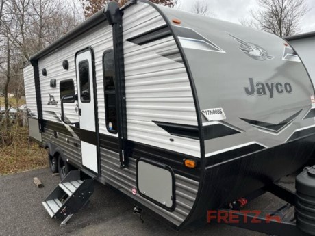 &lt;h2&gt;&lt;strong&gt;New 2024 Jayco Jay Flight 224BH Bunk Bed Travel Trailer Camper for Sale at Fretz RV&lt;/strong&gt;&lt;/h2&gt; &lt;p&gt;&#160;&lt;/p&gt; &lt;p&gt;&lt;strong&gt;Jayco Jay Flight travel trailer 224BH highlights:&lt;/strong&gt;&lt;/p&gt; &lt;ul&gt; &lt;li&gt;Double Size Bunks&lt;/li&gt; &lt;li&gt;Queen Bed&lt;/li&gt; &lt;li&gt;Rear Corner Bath&lt;/li&gt; &lt;li&gt;Booth Dinette&lt;/li&gt; &lt;li&gt;Outside Kitchen&lt;/li&gt; &lt;/ul&gt; &lt;p&gt;&#160;&lt;/p&gt; &lt;p&gt;Get ready for family fun or a friend&#39;s weekend at the campgrounds in this trailer! This trailer offers full kitchen amenities including a &lt;strong&gt;pantry&lt;/strong&gt; for snacks and such, plus a full rear corner bathroom for privacy and includes a shower. When you need a break, the &lt;strong&gt;semi-private bedroom&lt;/strong&gt; up front offers a queen bed, dual wardrobes and a curtain to close, and the double size bunks offer a &lt;strong&gt;curtain&lt;/strong&gt; to close as well. There is a 13&#39; power awing with LED lights for you to enjoy this outdoor space into the night, plus &lt;strong&gt;exterior storage&lt;/strong&gt; for your outdoor games and gear.&lt;/p&gt; &lt;p&gt;&#160;&lt;/p&gt; &lt;p&gt;These Jayco Jay Flight travel trailers have been a family favorite for years with their &lt;strong&gt;lasting power&lt;/strong&gt; and superior construction. An integrated A-frame and &lt;strong&gt;magnum truss roof system&lt;/strong&gt; holds them together. When you tow one of these units you&#39;re towing the entire unit and not just the frame. With &lt;strong&gt;dark tinted windows&lt;/strong&gt;, you have more privacy and safety. The &lt;strong&gt;vinyl flooring&lt;/strong&gt; throughout will be easy to clean and maintain too. Come find your favorite model today!&lt;/p&gt; &lt;p&gt;&#160;&lt;/p&gt; &lt;p&gt;We are a premier dealer for all 2022, 2023, 2024 and 2025&#160;Winnebago Minnie, Micro, M-Series, Access, Voyage, Hike, 100, FLX, Flex, Jayco Jay Flight, Eagle, HT, Jay Feather, Micro, White Hawk, Bungalow, North Point, Pinnacle, Talon, Octane, Seismic, SLX, OPUS, OP4, OP2, OP15, OPLite, Air Off Road, and TAXA Outdoors, Habitat, Overland, Cricket, Tiger Moth, Mantis, Ember RV Touring and Skinny Guy Truck Campers.&#160;So, if you are in the York, Harrisburg, Lancaster, Philadelphia, Allentown, New Jersey, Delaware New York, or Maryland regions; stop by and browse our huge RV inventory today.&#160;Fretz RV has been a Jayco Dealer Partner for over 40 years, Winnebago Dealer Partner for over 30 Years.&lt;/p&gt; &lt;p&gt;&#160;&lt;/p&gt; &lt;p&gt;These campers come in as Travel Trailers, Fifth 5th Wheels, Toy Haulers, Pop Ups, Hybrids, Tear Drops, and Folding Campers. These Brands are at the top of their class. Camper floorplans come with anywhere between zero to 5 slides. Most can be pulled with a &#189; ton truck, SUV or Minivan. If you are not sure if you can tow certain weights, you can contact us or you can get tow ratings from Trailer Life towing guide.&lt;/p&gt; &lt;p&gt;We also carry used and Certified Pre-owned brands like Forest River, Salem, Mobile Suites, DRV, Sol Dawn Intech, T@B, T@G, Dutchmen, Keystone, KZ, Grand Design, Reflection, Imagine, Passport, Lance Freedom Lite, Freedom Express, Flagstaff, Rockwood, Casita, Scamp, Cedar Creek, Montana, Passport, Little Guy, Coachmen, Catalina, Cougar, Springdale, Sunset Trail, Raptor, Gulf Stream and Airstream, and are always below NADA values. We take all types of trades. When it comes to campers, we are your full-service stop. With over 77 years in business, we have built an excellent reputation in the Recreational Vehicle and Camping industry to our customers as well as our suppliers and manufacturers.&#160;With our participation in the Hershey RV Show every year we can display the newest product with great savings to customers! Besides our online presence, at Fretz RV we have a 12,000 Sq. Ft showroom, a huge RV&#160;Parts, and Accessories store. We have added a 30,000 square foot Indoor Service Facility that opened in the Spring of 2018. We have a full Service and Repair shop with RVIA Certified Technicians. &#160;Financing available. We have RV Insurance through Geico Brown and Brown and Progressive that we can provide instant quotes, RV Warranties through Compass and Protective XtraRide, and RV Rentals. We have detailed videos on RVTrader, RVT, Classified Ads, eBay, RVUSA and Youtube. Like us on Facebook. Check out our great Google and Dealer Rater reviews at Fretz RV. We are located at 3479 Bethlehem Pike,&#160;Souderton,&#160;PA&#160;18964&#160;215-723-3121&#160;&lt;/p&gt; &lt;p&gt;#RV #GoCamping #GoRVing #1 #Used #New #PaDealer #Camping&lt;/p&gt;&lt;ul&gt;&lt;li&gt;Front Bedroom&lt;/li&gt;&lt;li&gt;Bunkhouse&lt;/li&gt;&lt;li&gt;Outdoor Kitchen&lt;/li&gt;&lt;/ul&gt;&lt;ul&gt;&lt;li&gt;Customer Value PackageRoof ladder24&quot; LED SMART TV&lt;/li&gt;&lt;/ul&gt;