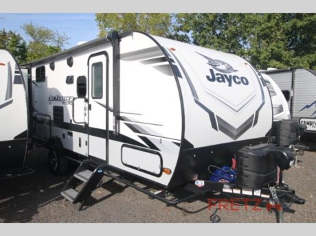 &lt;h2&gt;&lt;strong&gt;Used Certified Pre-Owned 2022 Jayco Jay Feather Micro 199MBS Travel Trailer Camper for Sale at Fretz RV&lt;/strong&gt;&lt;/h2&gt; &lt;p&gt;&#160;&lt;/p&gt; &lt;p&gt;&lt;strong&gt;Jayco Jay Feather Micro travel trailer 199MBS highlights:&lt;/strong&gt;&lt;/p&gt; &lt;ul&gt; &lt;li&gt;12V LED TV with Built-In Soundbar&lt;/li&gt; &lt;li&gt;MORryde StepAbove Entry Steps&lt;/li&gt; &lt;li&gt;Three Burner Cooktop&lt;/li&gt; &lt;li&gt;Front Murphy Bed&lt;/li&gt; &lt;li&gt;U-Shaped Dinette Slide&lt;/li&gt; &lt;/ul&gt; &lt;p&gt;&#160;&lt;/p&gt; &lt;p&gt;Pack up the family and head to your local state park in this cozy travel trailer for eight. The little ones will love the &lt;strong&gt;double-size bunks&lt;/strong&gt;, and the full bath is close by for convenience. There is a Murphy bed up front that you can fold up each morning to relax on the &lt;strong&gt;sofa.&lt;/strong&gt; If you have any other guests, they can sleep on the U-shaped dinette within the slide out. This model includes a three burner cooktop and a microwave oven, plus an &lt;strong&gt;outside kitchen&lt;/strong&gt; to give the chef a choice where to cook. The 15&#39; power awning will provide shade while the meal is being made, and there is &lt;strong&gt;exterior storage&lt;/strong&gt; for your camp chairs.&lt;/p&gt; &lt;p&gt;&#160;&lt;/p&gt; &lt;p&gt;The Jay Feather Micro travel trailers by Jayco are for those looking for &lt;strong&gt;lightweight camping&lt;/strong&gt;, while not sacrificing comfort and convenience. The &lt;strong&gt;modern retro graphics&lt;/strong&gt; package is sure to be eye-catching, and the newly designed interiors will have you feeling right at home. Each model features an &lt;strong&gt;American-made frame&lt;/strong&gt; with an integrated A-frame, Goodyear off-road tires, plus galvanized steel and impact-resistant wheel wells for added protection during transport. Some of the interior comforts you will enjoy are the &lt;strong&gt;residential vinyl flooring&lt;/strong&gt; with cold crack resistance, screwed and glued cabinetry, and LED lighting. Adventure is waiting for you with a Jay Feather Micro travel trailer. Choose your favorite floorplan today!&lt;/p&gt; &lt;p&gt;&#160;&lt;/p&gt; &lt;p&gt;We are a premier dealer for all 2022, 2023, 2024 and 2025&#160;Winnebago Minnie, Micro, M-Series, Access, Voyage, Hike, 100, FLX, Flex, Jayco Jay Flight, Eagle, HT, Jay Feather, Micro, White Hawk, Bungalow, North Point, Pinnacle, Talon, Octane, Seismic, SLX, OPUS, OP4, OP2, OP15, OPLite, Air Off Road, and TAXA Outdoors, Habitat, Overland, Cricket, Tiger Moth, Mantis, Ember RV Touring and Skinny Guy Truck Campers.&#160;So, if you are in the York, Harrisburg, Lancaster, Philadelphia, Allentown, New Jersey, Delaware New York, or Maryland regions; stop by and browse our huge RV inventory today.&#160;Fretz RV has been a Jayco Dealer Partner for over 40 years, Winnebago Dealer Partner for over 30 Years.&lt;/p&gt; &lt;p&gt;&#160;&lt;/p&gt; &lt;p&gt;These campers come in as Travel Trailers, Fifth 5th Wheels, Toy Haulers, Pop Ups, Hybrids, Tear Drops, and Folding Campers. These Brands are at the top of their class. Camper floorplans come with anywhere between zero to 5 slides. Most can be pulled with a &#189; ton truck, SUV or Minivan. If you are not sure if you can tow certain weights, you can contact us or you can get tow ratings from Trailer Life towing guide.&lt;/p&gt; &lt;p&gt;We also carry used and Certified Pre-owned brands like Forest River, Salem, Mobile Suites, DRV, Sol Dawn Intech, T@B, T@G, Dutchmen, Keystone, KZ, Grand Design, Reflection, Imagine, Passport, Lance Freedom Lite, Freedom Express, Flagstaff, Rockwood, Casita, Scamp, Cedar Creek, Montana, Passport, Little Guy, Coachmen, Catalina, Cougar, Springdale, Sunset Trail, Raptor, Gulf Stream and Airstream, and are always below NADA values. We take all types of trades. When it comes to campers, we are your full-service stop. With over 77 years in business, we have built an excellent reputation in the Recreational Vehicle and Camping industry to our customers as well as our suppliers and manufacturers.&#160;With our participation in the Hershey RV Show every year we can display the newest product with great savings to customers! Besides our online presence, at Fretz RV we have a 12,000 Sq. Ft showroom, a huge RV&#160;Parts, and Accessories store. We have added a 30,000 square foot Indoor Service Facility that opened in the Spring of 2018. We have a full Service and Repair shop with RVIA Certified Technicians. &#160;Financing available. We have RV Insurance through Geico Brown and Brown and Progressive that we can provide instant quotes, RV Warranties through Compass and Protective XtraRide, and RV Rentals. We have detailed videos on RVTrader, RVT, Classified Ads, eBay, RVUSA and Youtube. Like us on Facebook. Check out our great Google and Dealer Rater reviews at Fretz RV. We are located at 3479 Bethlehem Pike,&#160;Souderton,&#160;PA&#160;18964&#160;215-723-3121&#160;&lt;/p&gt; &lt;p&gt;#RV #GoCamping #GoRVing #1 #Used #New #PaDealer #Camping&lt;/p&gt;&lt;ul&gt;&lt;li&gt;Bunkhouse&lt;/li&gt;&lt;li&gt;Outdoor Kitchen&lt;/li&gt;&lt;li&gt;U Shaped Dinette&lt;/li&gt;&lt;li&gt;Murphy Bed&lt;/li&gt;&lt;/ul&gt;
