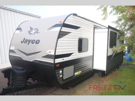 &lt;p&gt;&lt;strong&gt;New 2024 Jayco Jay Flight 225MLS Travel Trailer Camper for Sale at Fretz RV&lt;/strong&gt;&lt;/p&gt; &lt;p&gt;&#160;&lt;/p&gt; &lt;p&gt;&lt;strong&gt;Jayco Jay Flight travel trailer 225MLS highlights:&lt;/strong&gt;&lt;/p&gt; &lt;ul&gt; &lt;li&gt;Queen Bed&lt;/li&gt; &lt;li&gt;Rear Corner Bath&lt;/li&gt; &lt;li&gt;Theater Seating&lt;/li&gt; &lt;li&gt;Entertainment Center&lt;/li&gt; &lt;/ul&gt; &lt;p&gt;&#160;&lt;/p&gt; &lt;p&gt;You will have a comfortable camping trip in this travel trailer! It offers full kitchen amenities including a &lt;strong&gt;pantry&lt;/strong&gt; for snacks and such, plus a full rear corner bathroom for privacy and includes a shower. When you need a break, the &lt;strong&gt;semi-private bedroom&lt;/strong&gt; up front offers a queen bed, dual wardrobes and a curtain to close, and the &lt;strong&gt;booth dinette&lt;/strong&gt; can transform into a sleeping space&#160;as well. There is a 18&#39; power awning with LED lights for you to enjoy this outdoor space into the night, plus &lt;strong&gt;exterior storage&lt;/strong&gt; for your outdoor games and gear.&lt;/p&gt; &lt;p&gt;&#160;&lt;/p&gt; &lt;p&gt;These Jayco Jay Flight travel trailers have been a family favorite for years with their &lt;strong&gt;lasting power&lt;/strong&gt; and superior construction. An integrated A-frame and &lt;strong&gt;magnum truss roof system&lt;/strong&gt; holds them together. When you tow one of these units you&#39;re towing the entire unit and not just the frame. With &lt;strong&gt;dark tinted windows&lt;/strong&gt;, you have more privacy and safety. The &lt;strong&gt;vinyl flooring&lt;/strong&gt; throughout will be easy to clean and maintain too. Come find your favorite model today!&lt;/p&gt; &lt;p&gt;&#160;&lt;/p&gt; &lt;p&gt;We are a premier dealer for all 2022, 2023, 2024 and 2025&#160;Winnebago Minnie, Micro, M-Series, Access, Voyage, Hike, 100, FLX, Flex, Jayco Jay Flight, Eagle, HT, Jay Feather, Micro, White Hawk, Bungalow, North Point, Pinnacle, Talon, Octane, Seismic, SLX, OPUS, OP4, OP2, OP15, OPLite, Air Off Road, and TAXA Outdoors, Habitat, Overland, Cricket, Tiger Moth, Mantis, Ember RV Touring and Skinny Guy Truck Campers.&#160;So, if you are in the York, Harrisburg, Lancaster, Philadelphia, Allentown, New Jersey, Delaware New York, or Maryland regions; stop by and browse our huge RV inventory today.&#160;Fretz RV has been a Jayco Dealer Partner for over 40 years, Winnebago Dealer Partner for over 30 Years.&lt;/p&gt; &lt;p&gt;&#160;&lt;/p&gt; &lt;p&gt;These campers come in as Travel Trailers, Fifth 5th Wheels, Toy Haulers, Pop Ups, Hybrids, Tear Drops, and Folding Campers. These Brands are at the top of their class. Camper floorplans come with anywhere between zero to 5 slides. Most can be pulled with a &#189; ton truck, SUV or Minivan. If you are not sure if you can tow certain weights, you can contact us or you can get tow ratings from Trailer Life towing guide.&lt;/p&gt; &lt;p&gt;We also carry used and Certified Pre-owned brands like Forest River, Salem, Mobile Suites, DRV, Sol Dawn Intech, T@B, T@G, Dutchmen, Keystone, KZ, Grand Design, Reflection, Imagine, Passport, Lance Freedom Lite, Freedom Express, Flagstaff, Rockwood, Casita, Scamp, Cedar Creek, Montana, Passport, Little Guy, Coachmen, Catalina, Cougar, Springdale, Sunset Trail, Raptor, Gulf Stream and Airstream, and are always below NADA values. We take all types of trades. When it comes to campers, we are your full-service stop. With over 77 years in business, we have built an excellent reputation in the Recreational Vehicle and Camping industry to our customers as well as our suppliers and manufacturers.&#160;With our participation in the Hershey RV Show every year we can display the newest product with great savings to customers! Besides our online presence, at Fretz RV we have a 12,000 Sq. Ft showroom, a huge RV&#160;Parts, and Accessories store. We have added a 30,000 square foot Indoor Service Facility that opened in the Spring of 2018. We have a full Service and Repair shop with RVIA Certified Technicians. &#160;Financing available. We have RV Insurance through Geico Brown and Brown and Progressive that we can provide instant quotes, RV Warranties through Compass and Protective XtraRide, and RV Rentals. We have detailed videos on RVTrader, RVT, Classified Ads, eBay, RVUSA and Youtube. Like us on Facebook. Check out our great Google and Dealer Rater reviews at Fretz RV. We are located at 3479 Bethlehem Pike,&#160;Souderton,&#160;PA&#160;18964&#160;215-723-3121&#160;&lt;/p&gt; &lt;p&gt;#RV #GoCamping #GoRVing #1 #Used #New #PaDealer #Camping&lt;/p&gt;&lt;ul&gt;&lt;li&gt;Front Bedroom&lt;/li&gt;&lt;/ul&gt;&lt;ul&gt;&lt;li&gt;10RK Customer Value Package32&quot; LED Smart TVRoof ladder13,500 BTU Roof Mounted A/C&quot;Exclusive&quot; Automated Rear Ramp Door(1) Leather Chair(2) 100-Watt Solar Panels(2) 24&quot; LED TV&#39;s in Bunk Area(2) Recliner Chairs ILO Swivel Rocker Chairs(4) Point Leveling System Complete*Exclusive* Outside Tailgate Camp Kitchen1 folding mattress-front sleeping10 cu ft 12V Refrigerator10 cu. ft. 12V Norcold Refrigerator10 Gal Gas/Electric DSI Water Heater10 Gal Gas/Electric Water Heater10 GALLON HOT WATER HEATER10&#39; Deluxe Screen Room w/Privacy Panels100 Watt (5 amp) Solar Package100 Watt Solar Package100AH Leisure Batteries10RK Customer Value Package11000 BTU A/C (2)12 Cu Ft 4 Door Refrigerator Gas/Elec12 cu ft Refrigerator12 cu Ft, 4-Door Refrigerator Gas/Elec12 V Stabilizer Jacks12 V Tongue Jack12 Volt Awning12 Volt Awning w/LED12 Volt Heat Pads12 Volt Stabilizer Rear Jacks12&#39; Deluxe Screen Room12&#39; Deluxe Screen Room w/Privacy Panels12-Volt Heat Pads12Cu Ft Dbl Door Refrigerator12Cu Ft Stainless Steel Kitchen Pkg12V heat pads12V Holding Tank Pad Heaters w/ Interior Switch12V Power Awning12V POWER AWNING W/ LED12V Power Awning w/ LED Lighting12V Pro Air Rear AC/Heat System12V Stabilizer Jacks12V Stabilizer Rear Jacks12V Tongue Jacks12V. Tongue Jacks13,500 BTU A/C ILO 8,000 BTU A/C13,500 BTU Roof Mounted A/C13.5 2nd A/C13.5 A/C13.5 cu. ft. Gas/Electric Refrigerator13.5 ducted 2nd A/C13.5 Ducted 2nd AC (Bedroom)13.5 garage A/C w/ heat strip13.5 Low Profile A/C13.5M 2nd A/C13.5M BTU 2nd A/C, non-ducted13.5M Ducted 2nd A/C14&quot; x 14&quot; Powered Roof Vent15&quot; Aluminium wheels15&quot; Aluminum Wheels15&quot; Deluxe Alum Wheels15&quot; Offroad Tire/Axle Lift Option15&quot; Spare Tire15,000 BTU A/C IPO 13.5 BTU A/C15,000 BTU A/C w/Heat Pump15,000 BTU Drop-in Cargo A/C15,000 BTU Upgrade15.0 BTU A/C - UPGRADE15.0 BTU A/C Upgrade15.0M BTU A/C15.0M BTU A/C Upgrade15K 2ND A/C15K 2nd A/C, non-ducted15K BTU AC16&quot; FULL ALUMINUM WHEELS16&quot; G Rated Goodyear Tires17&quot; Blackstone Griddle17&quot; RANGE UPGRADE18 cu. ft. Polar Max Norcold 2 Way Refrigerator w/ Ice Maker18,000 BTU Undermount A/C19&quot; flat screen TV on rotating bracket19&quot; TV190 Watt Solar Package190W Solar Panel w/2nd Battery2 Additional 110V Outlets2 additional 200 Amp hour batteries2 additional 200 Amp hr batteries2 Bed Mat Heaters2 Chairs IPO Sofa (Doorside)2 folding mattresses-front sleeping2 Recliners ILO Theater Seating2&quot; Accessory Receiver Hitch2-200 Amp hour batteries2-Bike Carrier Rack20 gal fuel cell w/ fuel station20 Gallon Fuel Cell- Dedicated to Generator20# LP Gas Bottles200 Watt (10 amp) Solar Package200 Watt Solar Package200 Watt Solar Panel w/Charge Control Monitor200W Roof Mounted Solar Panel w/2nd House Battery200W solar panel2019 Ram ProMaster Chassis21 cu ft Residential Refrigerator w/1000 W Inverter21 cu ft Residential Refrigerator w/1200 W Inverter21&quot; Range Upgrade2222&quot; flat screen TV22&quot; LED TV22&quot; LED TV W/ DVD225 watt solar panel225W solar panel23 cu ft. Residential Refrig. w/ 10000W Inverter23 cu. ft Resdential Refrigerator24&quot; Flat Screen TV24&quot; LED SMART TV24&quot; LED TV24&quot; LED TV (Bunk House)24&quot; LED TV (Outside Kitchen)240W solar panel2500W Inverter28&quot; LCD TV28&quot; LED TV280 Amp Engine generator285 Watt Solar Package29&quot; LED TV29&#39; LCD TV29&#39; LED TV2nd 13.5 A/C2nd A/C2nd A/C (Low Profile) in Bedroom (13,500 BTU)2nd A/C (Low-Profile) -Bedroom (15,000BTU)2nd A/C (Low-Profile) in Bedroom (13,500BTU)2nd A/C Ducted in Bathroom2nd A/C Ducted in Bedroom2nd A/C Ducted in Bedroom (15K BTU)2nd A/C in  Bedroom2nd A/C in  Bedroom (15K BTU)2nd A/C in Bedroom &amp; 50 AMP2nd A/C in Bedroom (13,500 BTU)2nd A/C in Rear Bedroom (13,500 BTU)2nd additional battery2ND CLEAR SKYLIGHT W/ SHADE2nd Induction Stove2nd Power Awning2nd Power Awning Located on Slide w/Graphics2nd Power Awning Located on Slide w/Paint Pkg.2nd row one captain seat2nd Tri-fo&lt;/li&gt;&lt;/ul&gt;