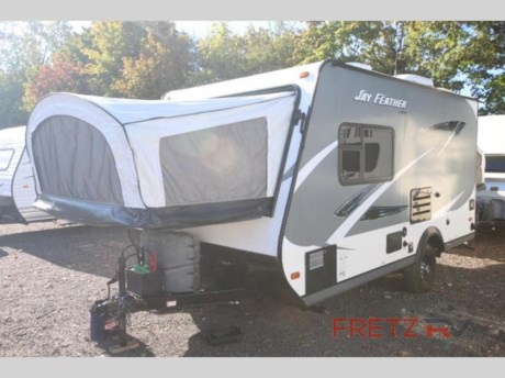&lt;h2&gt;Used Pre-Owned 2016 Jayco Jay Feather X17Z Hybrid Expandable Travel Trailer Camper for Sale at Fretz RV&lt;/h2&gt; &lt;p&gt;&#160;&lt;/p&gt; &lt;p&gt;The Jay Feather X17Z expandable by Jayco offers rear and front beds. &lt;br&gt;&lt;br&gt;As you enter the expandable, to the right is a kitchen sink, three burner range, microwave, sofa, and overhead cabinets.&lt;br&gt;&lt;br&gt;On the opposite side of the expandable you will find a dinette with overhead storage, refrigerator, and a TV shelf.&lt;br&gt;&lt;br&gt;The bathroom is located in the rear. The bathroom has a toilet, corner shower, and a sink.&lt;br&gt;&lt;br&gt;The front bed includes an overhead shelf with a curtain between the bed and living area. The rear bed also has an overhead shelf plus storage below, and a with a curtain between too, plus much more!&lt;/p&gt; &lt;p&gt;&#160;&lt;/p&gt; &lt;p&gt;We are a premier dealer for all 2022, 2023, 2024 and 2025&#160;Winnebago Minnie, Micro, M-Series, Access, Voyage, Hike, 100, FLX, Flex, Jayco Jay Flight, Eagle, HT, Jay Feather, Micro, White Hawk, Bungalow, North Point, Pinnacle, Talon, Octane, Seismic, SLX, OPUS, OP4, OP2, OP15, OPLite, Air Off Road, and TAXA Outdoors, Habitat, Overland, Cricket, Tiger Moth, Mantis, Ember RV Touring and Skinny Guy Truck Campers.&#160;So, if you are in the York, Harrisburg, Lancaster, Philadelphia, Allentown, New Jersey, Delaware New York, or Maryland regions; stop by and browse our huge RV inventory today.&#160;Fretz RV has been a Jayco Dealer Partner for over 40 years, Winnebago Dealer Partner for over 30 Years.&lt;/p&gt; &lt;p&gt;&#160;&lt;/p&gt; &lt;p&gt;These campers come in as Travel Trailers, Fifth 5th Wheels, Toy Haulers, Pop Ups, Hybrids, Tear Drops, and Folding Campers. These Brands are at the top of their class. Camper floorplans come with anywhere between zero to 5 slides. Most can be pulled with a &#189; ton truck, SUV or Minivan. If you are not sure if you can tow certain weights, you can contact us or you can get tow ratings from Trailer Life towing guide.&lt;/p&gt; &lt;p&gt;We also carry used and Certified Pre-owned brands like Forest River, Salem, Mobile Suites, DRV, Sol Dawn Intech, T@B, T@G, Dutchmen, Keystone, KZ, Grand Design, Reflection, Imagine, Passport, Lance Freedom Lite, Freedom Express, Flagstaff, Rockwood, Casita, Scamp, Cedar Creek, Montana, Passport, Little Guy, Coachmen, Catalina, Cougar, Springdale, Sunset Trail, Raptor, Gulf Stream and Airstream, and are always below NADA values. We take all types of trades. When it comes to campers, we are your full-service stop. With over 77 years in business, we have built an excellent reputation in the Recreational Vehicle and Camping industry to our customers as well as our suppliers and manufacturers.&#160;With our participation in the Hershey RV Show every year we can display the newest product with great savings to customers! Besides our online presence, at Fretz RV we have a 12,000 Sq. Ft showroom, a huge RV&#160;Parts, and Accessories store. We have added a 30,000 square foot Indoor Service Facility that opened in the Spring of 2018. We have a full Service and Repair shop with RVIA Certified Technicians. &#160;Financing available. We have RV Insurance through Geico Brown and Brown and Progressive that we can provide instant quotes, RV Warranties through Compass and Protective XtraRide, and RV Rentals. We have detailed videos on RVTrader, RVT, Classified Ads, eBay, RVUSA and Youtube. Like us on Facebook. Check out our great Google and Dealer Rater reviews at Fretz RV. We are located at 3479 Bethlehem Pike,&#160;Souderton,&#160;PA&#160;18964&#160;215-723-3121&#160;&lt;/p&gt; &lt;p&gt;#RV #GoCamping #GoRVing #1 #Used #New #PaDealer #Camping&lt;/p&gt;&lt;ul&gt;&lt;li&gt;Rear Bath&lt;/li&gt;&lt;/ul&gt;&lt;ul&gt;&lt;li&gt;RefrigeratorPower AwningReal CleanMicrowaveStoveGas/Electric Water HeaterA/C&lt;/li&gt;&lt;/ul&gt;