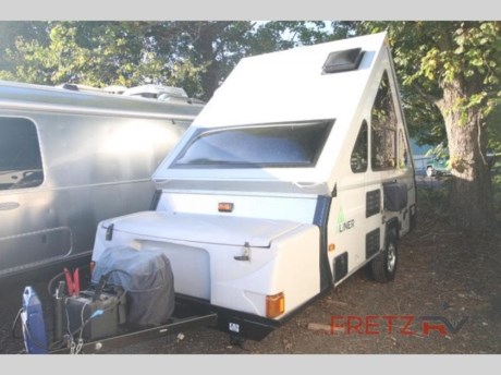 &lt;h2&gt;Used Pre-Owned 2015 A-Liner Classic A Frame Travel Trailer Camper for Sale at Fretz RV&lt;/h2&gt; &lt;p&gt;&#160;&lt;/p&gt; &lt;p&gt;The Classic A-frame camper by Aliner is perfect for a weekend getaway. &lt;br&gt;&lt;br&gt;In the rear you will find a sofa bed which makes into a bed, plus you will be sure to take advantage of the storage which is under the bed.&lt;br&gt;&lt;br&gt;On one side of the A-frame you will find a sink and a refrigerator. On the opposite side there is a microwave. In the front there is a dinette which makes into a bed, plus you will find storage under the dinette.&lt;br&gt;&lt;br&gt;In place of the rear sofa you can choose to have an optional rear bed.&lt;/p&gt; &lt;p&gt;&#160;&lt;/p&gt; &lt;p&gt;We are a premier dealer for all 2022, 2023, 2024 and 2025&#160;Winnebago Minnie, Micro, M-Series, Access, Voyage, Hike, 100, FLX, Flex, Jayco Jay Flight, Eagle, HT, Jay Feather, Micro, White Hawk, Bungalow, North Point, Pinnacle, Talon, Octane, Seismic, SLX, OPUS, OP4, OP2, OP15, OPLite, Air Off Road, and TAXA Outdoors, Habitat, Overland, Cricket, Tiger Moth, Mantis, Ember RV Touring and Skinny Guy Truck Campers.&#160;So, if you are in the York, Harrisburg, Lancaster, Philadelphia, Allentown, New Jersey, Delaware New York, or Maryland regions; stop by and browse our huge RV inventory today.&#160;Fretz RV has been a Jayco Dealer Partner for over 40 years, Winnebago Dealer Partner for over 30 Years.&lt;/p&gt; &lt;p&gt;&#160;&lt;/p&gt; &lt;p&gt;These campers come in as Travel Trailers, Fifth 5th Wheels, Toy Haulers, Pop Ups, Hybrids, Tear Drops, and Folding Campers. These Brands are at the top of their class. Camper floorplans come with anywhere between zero to 5 slides. Most can be pulled with a &#189; ton truck, SUV or Minivan. If you are not sure if you can tow certain weights, you can contact us or you can get tow ratings from Trailer Life towing guide.&lt;/p&gt; &lt;p&gt;We also carry used and Certified Pre-owned brands like Forest River, Salem, Mobile Suites, DRV, Sol Dawn Intech, T@B, T@G, Dutchmen, Keystone, KZ, Grand Design, Reflection, Imagine, Passport, Lance Freedom Lite, Freedom Express, Flagstaff, Rockwood, Casita, Scamp, Cedar Creek, Montana, Passport, Little Guy, Coachmen, Catalina, Cougar, Springdale, Sunset Trail, Raptor, Gulf Stream and Airstream, and are always below NADA values. We take all types of trades. When it comes to campers, we are your full-service stop. With over 77 years in business, we have built an excellent reputation in the Recreational Vehicle and Camping industry to our customers as well as our suppliers and manufacturers.&#160;With our participation in the Hershey RV Show every year we can display the newest product with great savings to customers! Besides our online presence, at Fretz RV we have a 12,000 Sq. Ft showroom, a huge RV&#160;Parts, and Accessories store. We have added a 30,000 square foot Indoor Service Facility that opened in the Spring of 2018. We have a full Service and Repair shop with RVIA Certified Technicians. &#160;Financing available. We have RV Insurance through Geico Brown and Brown and Progressive that we can provide instant quotes, RV Warranties through Compass and Protective XtraRide, and RV Rentals. We have detailed videos on RVTrader, RVT, Classified Ads, eBay, RVUSA and Youtube. Like us on Facebook. Check out our great Google and Dealer Rater reviews at Fretz RV. We are located at 3479 Bethlehem Pike,&#160;Souderton,&#160;PA&#160;18964&#160;215-723-3121&#160;&lt;/p&gt; &lt;p&gt;#RV #GoCamping #GoRVing #1 #Used #New #PaDealer #Camping&lt;/p&gt;&lt;ul&gt;&lt;li&gt;&lt;/li&gt;&lt;/ul&gt;&lt;ul&gt;&lt;li&gt;RefrigeratorReal CleanMicrowaveWater HeaterA/CFantastic FanStove Top BurnerExternal ShowerFurnace&lt;/li&gt;&lt;/ul&gt;