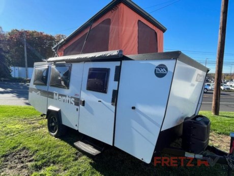 &lt;h2&gt;&lt;strong&gt;Used Pre-Owned 2021 TAXA Outdoors Mantis Travel Trailer Camper for Sale at Fretz RV&lt;/strong&gt;&lt;/h2&gt; &lt;p&gt;&#160;&lt;/p&gt; &lt;p&gt;&lt;strong&gt;TAXA Outdoors Mantis travel trailer Std. Model highlights:&lt;/strong&gt;&lt;/p&gt; &lt;ul&gt; &lt;li&gt;Under-Bed Storage&lt;/li&gt; &lt;li&gt;Full-Size Bed&lt;/li&gt; &lt;li&gt;Rooftop Cargo Storage&lt;/li&gt; &lt;li&gt;Entry Screen Door&lt;/li&gt; &lt;li&gt;Storage Tower&lt;/li&gt; &lt;li&gt;Two-Burner Stove with Hinged Lid&lt;/li&gt; &lt;/ul&gt; &lt;p&gt;&#160;&lt;/p&gt; &lt;p&gt;This Mantis travel trailer is perfect for you and your spouse on your next big adventure. You will feel right at home with the&lt;strong&gt; full-size bed&lt;/strong&gt; that includes convenient under-bed storage, and you can invite more friends along by adding the optional folding couch/bunk bed system or the optional rooftop tent. Prepare eggs and bacon on the &lt;strong&gt;two-burner stove&lt;/strong&gt; and easily clean up in the sink. The caf&#233; table provides a place to dine, or you can enjoy the fresh air outdoors as you sit under the &lt;strong&gt;8&#39; patio awning&lt;/strong&gt;. This model includes many convenient features, such as a 16-gallon trash can, a rear hatch for access and ventilation, and a &lt;strong&gt;storage tower&lt;/strong&gt; with three milk crates for snacks, flashlights, and the first-aid kit!&#160;You can even choose to add the optional wet bath with a cassette toilet and a shower to stay clean throughout your whole trip!&lt;/p&gt; &lt;p&gt;&#160;&lt;/p&gt; &lt;p&gt;For lightweight towing in a spacious travel trailer, take a look at the Mantis by TAXA Outdoors. The&lt;strong&gt;&#160;all-terrain tires&lt;/strong&gt; are ready for rugged excursions, and the four stabilizer jacks will make set-up a breeze once you reach your destination. There is a rear ladder that gives access to the&lt;strong&gt; rooftop cargo storage&lt;/strong&gt;, and you&#39;ll appreciate the &lt;strong&gt;exterior shower&lt;/strong&gt; with hold and cold water to wash off sand from the lake. Inside, you&#39;ll find 12V USB outlets, LED lighting with a convenient reading light, non-slip &lt;strong&gt;seamless Nickel patterned flooring&lt;/strong&gt;, plus many more comfortable features.&lt;/p&gt; &lt;p&gt;&#160;&lt;/p&gt; &lt;p&gt;We are a premier dealer for all 2022, 2023, 2024 and 2025&#160;Winnebago Minnie, Micro, M-Series, Access, Voyage, Hike, 100, FLX, Flex, Jayco Jay Flight, Eagle, HT, Jay Feather, Micro, White Hawk, Bungalow, North Point, Pinnacle, Talon, Octane, Seismic, SLX, OPUS, OP4, OP2, OP15, OPLite, Air Off Road, and TAXA Outdoors, Habitat, Overland, Cricket, Tiger Moth, Mantis, Ember RV Touring and Skinny Guy Truck Campers.&#160;So, if you are in the York, Harrisburg, Lancaster, Philadelphia, Allentown, New Jersey, Delaware New York, or Maryland regions; stop by and browse our huge RV inventory today.&#160;Fretz RV has been a Jayco Dealer Partner for over 40 years, Winnebago Dealer Partner for over 30 Years.&lt;/p&gt; &lt;p&gt;&#160;&lt;/p&gt; &lt;p&gt;These campers come in as Travel Trailers, Fifth 5th Wheels, Toy Haulers, Pop Ups, Hybrids, Tear Drops, and Folding Campers. These Brands are at the top of their class. Camper floorplans come with anywhere between zero to 5 slides. Most can be pulled with a &#189; ton truck, SUV or Minivan. If you are not sure if you can tow certain weights, you can contact us or you can get tow ratings from Trailer Life towing guide.&lt;/p&gt; &lt;p&gt;We also carry used and Certified Pre-owned brands like Forest River, Salem, Mobile Suites, DRV, Sol Dawn Intech, T@B, T@G, Dutchmen, Keystone, KZ, Grand Design, Reflection, Imagine, Passport, Lance Freedom Lite, Freedom Express, Flagstaff, Rockwood, Casita, Scamp, Cedar Creek, Montana, Passport, Little Guy, Coachmen, Catalina, Cougar, Springdale, Sunset Trail, Raptor, Gulf Stream and Airstream, and are always below NADA values. We take all types of trades. When it comes to campers, we are your full-service stop. With over 77 years in business, we have built an excellent reputation in the Recreational Vehicle and Camping industry to our customers as well as our suppliers and manufacturers.&#160;With our participation in the Hershey RV Show every year we can display the newest product with great savings to customers! Besides our online presence, at Fretz RV we have a 12,000 Sq. Ft showroom, a huge RV&#160;Parts, and Accessories store. We have added a 30,000 square foot Indoor Service Facility that opened in the Spring of 2018. We have a full Service and Repair shop with RVIA Certified Technicians. &#160;Financing available. We have RV Insurance through Geico Brown and Brown and Progressive that we can provide instant quotes, RV Warranties through Compass and Protective XtraRide, and RV Rentals. We have detailed videos on RVTrader, RVT, Classified Ads, eBay, RVUSA and Youtube. Like us on Facebook. Check out our great Google and Dealer Rater reviews at Fretz RV. We are located at 3479 Bethlehem Pike,&#160;Souderton,&#160;PA&#160;18964&#160;215-723-3121&#160;&lt;/p&gt; &lt;p&gt;#RV #GoCamping #GoRVing #1 #Used #New #PaDealer #Camping&lt;/p&gt;&lt;ul&gt;&lt;li&gt;&lt;/li&gt;&lt;/ul&gt;&lt;ul&gt;&lt;li&gt;Non-Smoking UnitNo Pet OdorsAS ISReal CleanAwningA/CStove Top BurnerToiletShowerRefrigerator&lt;/li&gt;&lt;/ul&gt;