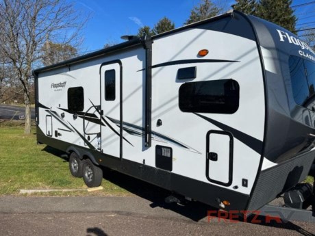 &lt;p&gt;&lt;strong&gt;Used Pre-Owned 2022 Forest River Flagstaff Classic 826MBR Travel Trailer Camper for Sale at Fretz RV&lt;/strong&gt;&lt;/p&gt; &lt;p&gt;&#160;&lt;/p&gt; &lt;p&gt;&lt;strong&gt;Forest River Flagstaff Classic travel trailer 826MBR highlights:&lt;/strong&gt;&lt;/p&gt; &lt;ul&gt; &lt;li&gt;Full Rear Bathroom&lt;/li&gt; &lt;li&gt;King Bed Slide&lt;/li&gt; &lt;li&gt;Front Kitchen&lt;/li&gt; &lt;li&gt;Exterior Storage&lt;/li&gt; &lt;li&gt;Outdoor Griddle&lt;/li&gt; &lt;/ul&gt; &lt;p&gt;&#160;&lt;/p&gt; &lt;p&gt;You will love how open this travel trailer will feel with the &lt;strong&gt;large front window&lt;/strong&gt; that you can look out from the two-person &lt;strong&gt;bar top seating&lt;/strong&gt;! The front kitchen has plenty of countertop space for you to prepare your best meals. Your nights will be spent in true relaxation with the &lt;strong&gt;67&quot; theater seating&lt;/strong&gt; and king bed slide to lay your head. The full rear bathroom has a shower with a seat to take a nice, hot shower before bed and a &lt;strong&gt;dual-sink vanity&lt;/strong&gt; for two to get ready at once in the mornings!&lt;/p&gt; &lt;p&gt;&#160;&lt;/p&gt; &lt;p&gt;Each one of these Forest River Flagstaff Classic fifth wheels or travel trailers will be your home on wheels! Their &lt;strong&gt;quality craftsmanship&lt;/strong&gt; and attention to detail shines through the surface-coated steel I-beam frame on fifth wheels, the enclosed underbelly, the radius roof with &lt;strong&gt;vaulted interior ceilings&lt;/strong&gt;, and six-sided fully aluminum-framed floor, walls, and roof. Towing your unit will be easy with the torsion axle, &lt;strong&gt;Rubber-Ryde suspension&lt;/strong&gt;, power tongue jack, and nitrogen-filled Goodyear Endurance tires. You will even reduce your use of water with the &lt;strong&gt;Showermiser water saving system&lt;/strong&gt; in the bathroom. A few other convenient features you will enjoy include a control panel with WeRV app control, an upgraded backlit headboard, and an outside shower with hot and cold water. Come choose your favorite one today!&lt;/p&gt; &lt;p&gt;&#160;&lt;/p&gt; &lt;p&gt;We are a premier dealer for all 2022, 2023, 2024 and 2025&#160;Winnebago Minnie, Micro, M-Series, Access, Voyage, Hike, 100, FLX, Flex, Jayco Jay Flight, Eagle, HT, Jay Feather, Micro, White Hawk, Bungalow, North Point, Pinnacle, Talon, Octane, Seismic, SLX, OPUS, OP4, OP2, OP15, OPLite, Air Off Road, and TAXA Outdoors, Habitat, Overland, Cricket, Tiger Moth, Mantis, Ember RV Touring and Skinny Guy Truck Campers.&#160;So, if you are in the York, Harrisburg, Lancaster, Philadelphia, Allentown, New Jersey, Delaware New York, or Maryland regions; stop by and browse our huge RV inventory today.&#160;Fretz RV has been a Jayco Dealer Partner for over 40 years, Winnebago Dealer Partner for over 30 Years.&lt;/p&gt; &lt;p&gt;&#160;&lt;/p&gt; &lt;p&gt;These campers come in as Travel Trailers, Fifth 5th Wheels, Toy Haulers, Pop Ups, Hybrids, Tear Drops, and Folding Campers. These Brands are at the top of their class. Camper floorplans come with anywhere between zero to 5 slides. Most can be pulled with a &#189; ton truck, SUV or Minivan. If you are not sure if you can tow certain weights, you can contact us or you can get tow ratings from Trailer Life towing guide.&lt;/p&gt; &lt;p&gt;We also carry used and Certified Pre-owned brands like Forest River, Salem, Mobile Suites, DRV, Sol Dawn Intech, T@B, T@G, Dutchmen, Keystone, KZ, Grand Design, Reflection, Imagine, Passport, Lance Freedom Lite, Freedom Express, Flagstaff, Rockwood, Casita, Scamp, Cedar Creek, Montana, Passport, Little Guy, Coachmen, Catalina, Cougar, Springdale, Sunset Trail, Raptor, Gulf Stream and Airstream, and are always below NADA values. We take all types of trades. When it comes to campers, we are your full-service stop. With over 77 years in business, we have built an excellent reputation in the Recreational Vehicle and Camping industry to our customers as well as our suppliers and manufacturers.&#160;With our participation in the Hershey RV Show every year we can display the newest product with great savings to customers! Besides our online presence, at Fretz RV we have a 12,000 Sq. Ft showroom, a huge RV&#160;Parts, and Accessories store. We have added a 30,000 square foot Indoor Service Facility that opened in the Spring of 2018. We have a full Service and Repair shop with RVIA Certified Technicians. &#160;Financing available. We have RV Insurance through Geico Brown and Brown and Progressive that we can provide instant quotes, RV Warranties through Compass and Protective XtraRide, and RV Rentals. We have detailed videos on RVTrader, RVT, Classified Ads, eBay, RVUSA and Youtube. Like us on Facebook. Check out our great Google and Dealer Rater reviews at Fretz RV. We are located at 3479 Bethlehem Pike,&#160;Souderton,&#160;PA&#160;18964&#160;215-723-3121&#160;&lt;/p&gt; &lt;p&gt;#RV #GoCamping #GoRVing #1 #Used #New #PaDealer #Camping&lt;/p&gt; &lt;p&gt;&#160;&lt;/p&gt;&lt;ul&gt;&lt;li&gt;Rear Bath&lt;/li&gt;&lt;li&gt;Front Kitchen&lt;/li&gt;&lt;/ul&gt;&lt;ul&gt;&lt;li&gt;RefrigeratorTVPower AwningSlideoutDay/Night ShadesReal CleanStoveMicrowaveA/CFantastic FanOvenGas/Electric Water HeaterSolar PanelsPower Hitch JackSlide-out Awning&lt;/li&gt;&lt;/ul&gt;