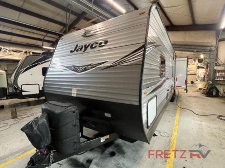 &lt;h2&gt;&lt;strong&gt;Used Pre-Owned 2020 Jayco Jay Flight 34MBDS Travel Trailer Camper for Sale at Fretz RV&lt;/strong&gt;&lt;/h2&gt; &lt;p&gt;&#160;&lt;/p&gt; &lt;p&gt;&lt;strong&gt;Jayco Jay Flight travel trailer 34MBDS highlights:&lt;/strong&gt;&lt;/p&gt; &lt;ul&gt; &lt;li&gt;Private Bunkhouse&lt;/li&gt; &lt;li&gt;Kitchen Island&lt;/li&gt; &lt;li&gt;Theater Sofa&lt;/li&gt; &lt;li&gt;Fireplace&lt;/li&gt; &lt;li&gt;Free-Standing Table&lt;/li&gt; &lt;li&gt;Outside Kitchen&lt;/li&gt; &lt;/ul&gt; &lt;p&gt;&#160;&lt;/p&gt; &lt;p&gt;With its &lt;strong&gt;stainless steel appliances&lt;/strong&gt;, island, and residential faucet with &lt;strong&gt;pull-out sprayer&lt;/strong&gt; in the kitchen, you will love spending your time cooking up a delicious dinner in this Jay Flight travel trailer! You also have the choice to prepare dinner outside because of the outdoor kitchen that has been included, and if you want to eat inside so that you are protected from unwanted bugs, you can sit down at the &lt;strong&gt;free-standing table&lt;/strong&gt; to enjoy your meal. Plus, at the end of a long and tiresome day, nothing will feel better than retiring to your own private &lt;strong&gt;master suite&lt;/strong&gt;.&lt;/p&gt; &lt;p&gt;&#160;&lt;/p&gt; &lt;p&gt;As the &lt;strong&gt;best-selling travel trailer&lt;/strong&gt; in America, the Jayco Jay Flight travel trailer features all that you need for reliable, comfortable, and accommodating adventures! The American-made Goodyear tires, Dexter axles with Nev-R-Adjust brakes, and E-Z Lube hubs are what make it a dream to tow the Jay Flight, and the fully integrated A-frame and &lt;strong&gt;Magnum Truss roof&lt;/strong&gt; system create a foundation that will last for years to come. Make your time spent at the campground an enjoyable one by using the &lt;strong&gt;power awning&lt;/strong&gt; with LED lights and speakers as you sit around in some lawn chairs and share ghost stories by the campfire. Plus, if your hands get sticky from the roasted marshmallows, you can use the &lt;strong&gt;outside shower&lt;/strong&gt; to rinse them off.&lt;/p&gt; &lt;p&gt;&#160;&lt;/p&gt; &lt;p&gt;We are a premier dealer for all 2022, 2023, 2024 and 2025&#160;Winnebago Minnie, Micro, M-Series, Access, Voyage, Hike, 100, FLX, Flex, Jayco Jay Flight, Eagle, HT, Jay Feather, Micro, White Hawk, Bungalow, North Point, Pinnacle, Talon, Octane, Seismic, SLX, OPUS, OP4, OP2, OP15, OPLite, Air Off Road, and TAXA Outdoors, Habitat, Overland, Cricket, Tiger Moth, Mantis, Ember RV Touring and Skinny Guy Truck Campers.&#160;So, if you are in the York, Harrisburg, Lancaster, Philadelphia, Allentown, New Jersey, Delaware New York, or Maryland regions; stop by and browse our huge RV inventory today.&#160;Fretz RV has been a Jayco Dealer Partner for over 40 years, Winnebago Dealer Partner for over 30 Years.&lt;/p&gt; &lt;p&gt;&#160;&lt;/p&gt; &lt;p&gt;These campers come in as Travel Trailers, Fifth 5th Wheels, Toy Haulers, Pop Ups, Hybrids, Tear Drops, and Folding Campers. These Brands are at the top of their class. Camper floorplans come with anywhere between zero to 5 slides. Most can be pulled with a &#189; ton truck, SUV or Minivan. If you are not sure if you can tow certain weights, you can contact us or you can get tow ratings from Trailer Life towing guide.&lt;/p&gt; &lt;p&gt;We also carry used and Certified Pre-owned brands like Forest River, Salem, Mobile Suites, DRV, Sol Dawn Intech, T@B, T@G, Dutchmen, Keystone, KZ, Grand Design, Reflection, Imagine, Passport, Lance Freedom Lite, Freedom Express, Flagstaff, Rockwood, Casita, Scamp, Cedar Creek, Montana, Passport, Little Guy, Coachmen, Catalina, Cougar, Springdale, Sunset Trail, Raptor, Gulf Stream and Airstream, and are always below NADA values. We take all types of trades. When it comes to campers, we are your full-service stop. With over 77 years in business, we have built an excellent reputation in the Recreational Vehicle and Camping industry to our customers as well as our suppliers and manufacturers.&#160;With our participation in the Hershey RV Show every year we can display the newest product with great savings to customers! Besides our online presence, at Fretz RV we have a 12,000 Sq. Ft showroom, a huge RV&#160;Parts, and Accessories store. We have added a 30,000 square foot Indoor Service Facility that opened in the Spring of 2018. We have a full Service and Repair shop with RVIA Certified Technicians. &#160;Financing available. We have RV Insurance through Geico Brown and Brown and Progressive that we can provide instant quotes, RV Warranties through Compass and Protective XtraRide, and RV Rentals. We have detailed videos on RVTrader, RVT, Classified Ads, eBay, RVUSA and Youtube. Like us on Facebook. Check out our great Google and Dealer Rater reviews at Fretz RV. We are located at 3479 Bethlehem Pike,&#160;Souderton,&#160;PA&#160;18964&#160;215-723-3121&#160;&lt;/p&gt; &lt;p&gt;#RV #GoCamping #GoRVing #1 #Used #New #PaDealer #Camping&lt;/p&gt;&lt;ul&gt;&lt;li&gt;Front Bedroom&lt;/li&gt;&lt;li&gt;Bunkhouse&lt;/li&gt;&lt;li&gt;Rear Living Area&lt;/li&gt;&lt;li&gt;Outdoor Kitchen&lt;/li&gt;&lt;li&gt;Kitchen Island&lt;/li&gt;&lt;/ul&gt;&lt;ul&gt;&lt;li&gt;Non-Smoking UnitNo Pet OdorsAS ISReal CleanTVPower AwningSlideoutStabilizer JacksFurnaceMicrowaveStoveA/CFireplaceOvenGas/Electric Water HeaterExternal ShowerPower Hitch JackToiletShowerRefrigerator&lt;/li&gt;&lt;/ul&gt;