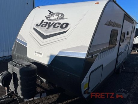 &lt;p&gt;&lt;strong&gt;New 2024 Jayco Jay Feather 22BH Travel Trailer Camper for Sale at Fretz RV&lt;/strong&gt;&lt;/p&gt; &lt;p&gt;&#160;&lt;/p&gt; &lt;p&gt;&lt;strong&gt;Jayco Jay Feather travel trailer 22BH highlights:&lt;/strong&gt;&lt;/p&gt; &lt;ul&gt; &lt;li&gt;Double Size Bunks&lt;/li&gt; &lt;li&gt;Booth Dinette&lt;/li&gt; &lt;li&gt;8 Cu. Ft. Refrigerator&lt;/li&gt; &lt;li&gt;Entry Coat Closet&lt;/li&gt; &lt;li&gt;Outside Kitchen&lt;/li&gt; &lt;/ul&gt; &lt;p&gt;&#160;&lt;/p&gt; &lt;p&gt;Whether you camp with your family or group of friends, there will be plenty of space to walk around with the &lt;strong&gt;slide out kitchen amenities&lt;/strong&gt;, and to sleep with space for seven!&#160; The cook will have a &lt;strong&gt;pantry&lt;/strong&gt; and an 8 cu. ft. refrigerator to store lots of ingredients and cold items, and the flip-up counter will come in handy when washing the dishes. There is a dinette if you want to eat inside, plus a full bathroom in the rear corner to keep everyone clean.&#160;You can enjoy privacy in the front bedroom with a &lt;strong&gt;walk-around queen bed&lt;/strong&gt;, and the double size bunks sleeps four.&#160; The cook will love the choice of making meals using the outside kitchen, and the 20&#39; power awning offers an outdoor living area with protection.&lt;/p&gt; &lt;p&gt;&#160;&lt;/p&gt; &lt;p&gt;With any Jay Feather travel trailer by Jayco, you will experience an easy-to-tow, lightweight dual axle RV that is built on an &lt;strong&gt;American-made frame&lt;/strong&gt; with an aerodynamic, rounded front profile with a diamond plate to protect against road debris, and includes &lt;strong&gt;Azdel composite&lt;/strong&gt; in the perimeter walls, and Stronghold VBL vacuum-bonded, laminated floor and walls, plus the Magnum Truss roof system. Also included are features in the Customer Value package, and the Sport package which offers aluminum tread entry steps,&#160;&lt;strong&gt;roof-mount solar prep&lt;/strong&gt;, an LED TV, and the Glacier package which includes an enclosed underbelly. The interior provides residential-style kitchen countertops with a &lt;strong&gt;decorative backsplash&lt;/strong&gt;, residential plank-style&lt;strong&gt; vinyl flooring&lt;/strong&gt;&#160;for easy care, a decorative wallboard for style, and ball-bearing drawer guides with 75 lb. capacity to mention a few of the amenities. Choose your favorite today!&#160;&lt;/p&gt; &lt;p&gt;&#160;&lt;/p&gt; &lt;p&gt;We are a premier dealer for all 2022, 2023, 2024 and 2025&#160;Winnebago Minnie, Micro, M-Series, Access, Voyage, Hike, 100, FLX, Flex, Jayco Jay Flight, Eagle, HT, Jay Feather, Micro, White Hawk, Bungalow, North Point, Pinnacle, Talon, Octane, Seismic, SLX, OPUS, OP4, OP2, OP15, OPLite, Air Off Road, and TAXA Outdoors, Habitat, Overland, Cricket, Tiger Moth, Mantis, Ember RV Touring and Skinny Guy Truck Campers.&#160;So, if you are in the York, Harrisburg, Lancaster, Philadelphia, Allentown, New Jersey, Delaware New York, or Maryland regions; stop by and browse our huge RV inventory today.&#160;Fretz RV has been a Jayco Dealer Partner for over 40 years, Winnebago Dealer Partner for over 30 Years.&lt;/p&gt; &lt;p&gt;&#160;&lt;/p&gt; &lt;p&gt;These campers come in as Travel Trailers, Fifth 5th Wheels, Toy Haulers, Pop Ups, Hybrids, Tear Drops, and Folding Campers. These Brands are at the top of their class. Camper floorplans come with anywhere between zero to 5 slides. Most can be pulled with a &#189; ton truck, SUV or Minivan. If you are not sure if you can tow certain weights, you can contact us or you can get tow ratings from Trailer Life towing guide.&lt;/p&gt; &lt;p&gt;We also carry used and Certified Pre-owned brands like Forest River, Salem, Wildwood, &#160;TAB, TAG, NuCamp, Cherokee, Coleman, R-Pod, A-Liner, Dutchmen, Keystone, KZ, Grand Design, Reflection, Imagine, Passport, Lance, Solitude, Freedom Lite, Express, Flagstaff, Rockwood, Montana, Passport, Little Guy, Coachmen, Catalina, Cougar, &#160;Sunset Trail, Raptor, Vengeance, Gulf Stream and Airstream, and are always below NADA values. We take all types of trades. When it comes to campers, we are your full-service stop. With over 77 years in business, we have built an excellent reputation in the Recreational Vehicle and Camping industry to our customers as well as our suppliers and manufacturers.&#160;With our participation in the Hershey RV Show every year we can display the newest product with great savings to customers! Besides our online presence, at Fretz RV we have a 12,000 Sq. Ft showroom, a huge RV&#160;Parts, and Accessories store. We have added a 30,000 square foot Indoor Service Facility that opened in the Spring of 2018. We have a full Service and Repair shop with RVIA Certified Technicians. &#160;Financing available. We have RV Insurance through Geico Brown and Brown and Progressive that we can provide instant quotes, RV Warranties through Compass and Protective XtraRide, and RV Rentals. We have detailed videos on RVTrader, RVT, Classified Ads, eBay, RVUSA and Youtube. Like us on Facebook. Check out our great Google and Dealer Rater reviews at Fretz RV. We are located at 3479 Bethlehem Pike,&#160;Souderton,&#160;PA&#160;18964&#160;215-723-3121&#160;&lt;/p&gt; &lt;p&gt;#RV #GoCamping #GoRVing #1 #Used #New #PaDealer #Camping&lt;/p&gt;&lt;ul&gt;&lt;li&gt;Front Bedroom&lt;/li&gt;&lt;li&gt;Bunkhouse&lt;/li&gt;&lt;li&gt;Outdoor Kitchen&lt;/li&gt;&lt;/ul&gt;&lt;ul&gt;&lt;li&gt;Customer Value PackageSport  Package30# LP Bottles&lt;/li&gt;&lt;/ul&gt;