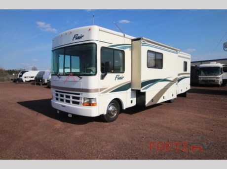 &lt;h2 style=&quot;font-family: &#39;Helvetica Neue&#39;, Helvetica, Arial, sans-serif; color: #333333;&quot;&gt;&lt;strong&gt;Used Pre-Owned 2002 Fleetwood Flair 31A Class A Motorhome Camper for Sale at Fretz RV of Philadelphia&lt;/strong&gt;&lt;/h2&gt; &lt;p&gt;&#160;&lt;/p&gt; &lt;p class=&quot;MsoNoSpacing&quot;&gt;&lt;strong&gt;Your Ticket to Adventure&lt;/strong&gt;!&lt;/p&gt; &lt;p class=&quot;MsoNoSpacing&quot;&gt;Are you ready to hit the open road in style and comfort? Look no further than this awesome 2002 Fleetwood Flair 31A Class A Motorhome, waiting for you at Fretz RV!&lt;/p&gt; &lt;p class=&quot;MsoNoSpacing&quot;&gt;&lt;strong&gt;Unmatched Comfort:&lt;/strong&gt; Step inside and experience the luxurious amenities this motorhome has to offer. With a spacious interior layout, plush seating, and sleeping accommodations for the whole family, every journey becomes a comfortable adventure.&lt;/p&gt; &lt;p class=&quot;MsoNoSpacing&quot;&gt;&lt;strong&gt;Unbeatable Convenience&lt;/strong&gt;: Equipped with everything you need for life on the road, this Fleetwood Flair boasts a fully-equipped kitchen, complete with modern appliances, ample storage space, and a cozy dining area perfect for enjoying meals together.&lt;/p&gt; &lt;p class=&quot;MsoNoSpacing&quot;&gt;&lt;strong&gt;Ultimate Freedom&lt;/strong&gt;: Whether you&#39;re exploring national parks, embarking on cross-country road trips, or simply seeking a weekend getaway, this motorhome offers the freedom to go wherever your heart desires. With its reliable engine and sturdy construction, you can trust in its performance mile after mile.&lt;/p&gt; &lt;p class=&quot;MsoNoSpacing&quot;&gt;&lt;strong&gt;Exceptional Value&lt;/strong&gt;: At Fretz RV, we understand the importance of finding the perfect RV at the right price. With this 2002 Fleetwood Flair, you&#39;re not just investing in a motorhome – you&#39;re investing in a lifetime of memories and adventures with your loved ones.&lt;/p&gt; &lt;p&gt;&#160;&lt;/p&gt; &lt;p class=&quot;MsoNoSpacing&quot;&gt;Don&#39;t miss out on the opportunity to own this remarkable 2002 Fleetwood Flair 31A Class A Motorhome. Contact us at Fretz RV today to schedule a test drive and start your journey towards freedom and exploration!&lt;/p&gt; &lt;p class=&quot;MsoNoSpacing&quot;&gt;&#160;&lt;/p&gt; &lt;p&gt;Fretz RV of Philadelphia is the nations premier dealer for all 2022, 2023, 2024 and 2025&#160; Leisure Travel, Wonder, Unity, Pleasure-Way Plateau TS FL, XLTS, Ontour 2.2, 2.0 , AWD, Ascent, Winnebago Spirit, Sunstar, Travato, Navion, Porto, Solis Pocket, 59P 59PX, Revel, Jayco, Greyhawk, Redhawk, Solstice, Alante, Precept, Melbourne, Swift, Terrain, Seneca, Coachmen Galleria, Nova, Beyond, Renegade Vienna, Roadtrek Zion, SRT, Agile, Pivot,&#160; Play, Slumber, Chase, and our newest line Storyteller Overland Mode, Stealth and Beast 4x4 Off-Road motorhomes So, if you are in the York, Harrisburg, Lancaster, Philadelphia, Allentown, New Jersey, Delaware New York, or Maryland regions; stop by and browse our huge RV inventory today.&#160;Fretz RV has been a Jayco Dealer Partner for over 40 years, Winnebago Dealer Partner for over 30 Years and the oldest Roadtrek Dealer Partner in North America for over 40 years!&lt;/p&gt; &lt;p&gt;We also carry used and Certified Pre-owned RVs like Airstream, Wayfarer, Midwest, Chinook, Phoenix Cruiser, Grech, Born Free, Rialto, Vista, VW, Westfalia, Coach House, Monaco, Newmar, Fleetwood, Forest River, Freelander, Sunseeker, Chateau, Tiffin Allegro Thor Motor Coach, Georgetown, A.C.E. and are always below NADA values.&#160;We take all types of trades. When it comes to campers, we are your full-service stop. With over 77 years in business, we have built an excellent reputation in the Recreational Vehicle and Camping industry to our customers as well as our suppliers and manufacturers. With our participation in the Hershey RV Show every year we can display the newest product with great savings to customers! Besides our presence online, at Fretz RV we have a 12,000 Sq. Ft showroom, a huge RV&#160;Parts, and Accessories store. &#160;We have a full Service and Repair shop with RVIA Certified Technicians. Bank financing available. We have RV Insurance through Geico Brown and Brown and Progressive that we can provide instant quotes, RV Warranties through Compass and Protective XtraRide, and RV Rentals. We have detailed videos on RVTrader, RVT, Classified Ads, eBay, RVUSA and Youtube. Like us on Facebook. Check out our great Google and Dealer Rater reviews at Fretz RV. Fretz RV of Philadelphia is located at 3479 Bethlehem Pike,&#160;Souderton,&#160;PA&#160;18964&#160;215-723-3121. Call for details.&#160;#RV #GoCamping #GoRVing #1 #Used #New #PaDealer #Camping&lt;/p&gt;&lt;ul&gt;&lt;li&gt;&lt;/li&gt;&lt;/ul&gt;