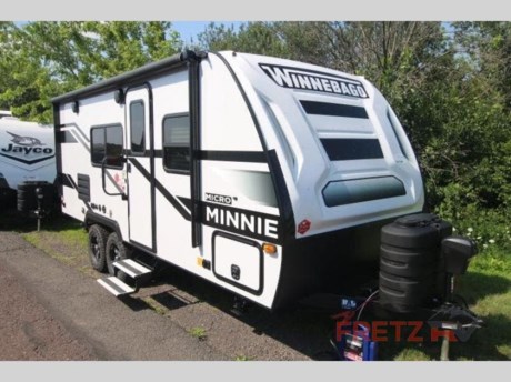 &lt;p&gt;&lt;strong&gt;New 2024 Winnebago Micro Minnie 2108TB Travel Trailer Camper for Sale at Fretz RV&lt;/strong&gt;&lt;/p&gt; &lt;p&gt;&#160;&lt;/p&gt; &lt;p&gt;&lt;strong&gt;Winnebago Industries Towables Micro Minnie travel trailer 2108TB highlights:&lt;/strong&gt;&lt;/p&gt; &lt;ul&gt; &lt;li&gt;Two Twin Beds&lt;/li&gt; &lt;li&gt;Full Rear Bathroom&lt;/li&gt; &lt;li&gt;USB Charging Ports&lt;/li&gt; &lt;li&gt;10.3 Cu. Ft. 12V Refrigerator&lt;/li&gt; &lt;/ul&gt; &lt;p&gt;&#160;&lt;/p&gt; &lt;p&gt;Come see just how accommodating this travel trailer can be! The two 32&quot; x 74&quot; twin beds up front have a nightstand in between them and a divider curtain to draw, plus they can convert into one &lt;strong&gt;74&quot; x 82&quot; king-size bed&lt;/strong&gt;. The 44&quot; x 72&quot; &lt;strong&gt;booth dinette slide&lt;/strong&gt; can also convert into an extra sleeping space when you&#39;re not using it for meal time or playing games. Everyone can get squeaky clean in the full rear bathroom, and the &lt;strong&gt;wardrobe&lt;/strong&gt; is a convenient place to store your linens and extra clothes. Grab a snack from the kitchen pantry or pop a bag of popcorn in the convection microwave then watch a movie on the &lt;strong&gt;Smart&lt;/strong&gt;&#160;&lt;strong&gt;TV&lt;/strong&gt; or head outdoors and relax underneath the power awning!&lt;/p&gt; &lt;p&gt;&#160;&lt;/p&gt; &lt;p&gt;Start out on your boundless journey in one of these Winnebago Industries Towables Micro Minnie travel trailers! Towing is made simple with the &lt;strong&gt;7&#39; width&lt;/strong&gt; to keep your Micro Minnie in your rear-view mirror. They don&#39;t lack in features either although they are compact in size. The spacious galley including a sink, refrigerator, a cooktop, and even a convection microwave oven allows you to cook without compromise. You will not only enjoy the entertainment found indoors with a Smart TV, a &lt;strong&gt;JBL premium sound system&lt;/strong&gt; and Aura Cube high performance mechless media center, but outdoors you will also enjoy the JBL premium speakers and a power awning with LED lighting.&#160;Each model also comes with&lt;strong&gt; flexible exterior storage&lt;/strong&gt; to make packing quick and easy, a 200-watt solar panel for off-grid camping, and &lt;strong&gt;Dexter TORFLEX torsion stub axles&lt;/strong&gt; for smooth towing!&lt;/p&gt; &lt;p&gt;&#160;&lt;/p&gt; &lt;p&gt;We are a premier dealer for all 2022, 2023, 2024 and 2025&#160;Winnebago Minnie, Micro, M-Series, Access, Voyage, Hike, 100, FLX, Flex, Jayco Jay Flight, Eagle, HT, Jay Feather, Micro, White Hawk, Bungalow, North Point, Pinnacle, Talon, Octane, Seismic, SLX, OPUS, OP4, OP2, OP15, OPLite, Air Off Road, and TAXA Outdoors, Habitat, Overland, Cricket, Tiger Moth, Mantis, Ember RV Touring and Skinny Guy Truck Campers.&#160;So, if you are in the York, Harrisburg, Lancaster, Philadelphia, Allentown, New Jersey, Delaware New York, or Maryland regions; stop by and browse our huge RV inventory today.&#160;Fretz RV has been a Jayco Dealer Partner for over 40 years, Winnebago Dealer Partner for over 30 Years.&lt;/p&gt; &lt;p&gt;We also carry used and Certified Pre-owned brands like Forest River, Salem, Wildwood, &#160;TAB, TAG, NuCamp, Cherokee, Coleman, R-Pod, A-Liner, Dutchmen, Keystone, KZ, Grand Design, Reflection, Imagine, Passport, Lance, Solitude, Freedom Lite, Express, Flagstaff, Rockwood, Montana, Passport, Little Guy, Coachmen, Catalina, Cougar, &#160;Sunset Trail, Raptor, Vengeance, Gulf Stream and Airstream, and are always below NADA values. We take all types of trades. When it comes to campers, we are your full-service stop. With over 77 years in business, we have built an excellent reputation in the Recreational Vehicle and Camping industry to our customers as well as our suppliers and manufacturers.&#160;With our participation in the Hershey RV Show every year we can display the newest product with great savings to customers! Besides our online presence, at Fretz RV we have a 12,000 Sq. Ft showroom, a huge RV&#160;Parts, and Accessories store. We have added a 30,000 square foot Indoor Service Facility that opened in the Spring of 2018. We have a full Service and Repair shop with RVIA Certified Technicians. &#160;Financing available. We have RV Insurance through Geico Brown and Brown and Progressive that we can provide instant quotes, RV Warranties through Compass and Protective XtraRide, and RV Rentals. We have detailed videos on RVTrader, RVT, Classified Ads, eBay, RVUSA and Youtube. Like us on Facebook. Check out our great Google and Dealer Rater reviews at Fretz RV. We are located at 3479 Bethlehem Pike,&#160;Souderton,&#160;PA&#160;18964&#160;215-723-3121&#160;&lt;/p&gt; &lt;p&gt;Call for details.&#160;#RV #GoCamping #GoRVing #1 #Used #New #PaDealer #Camping&#160;&lt;/p&gt;&lt;ul&gt;&lt;li&gt;Front Bedroom&lt;/li&gt;&lt;li&gt;Rear Bath&lt;/li&gt;&lt;/ul&gt;