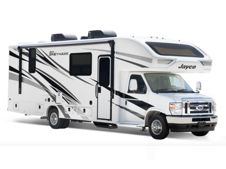 &lt;p&gt;&lt;strong&gt;New 2024 Jayco Greyhawk 29MV Class C Motorhome Camper for Sale at Fretz RV of Philadelphia&lt;/strong&gt;&lt;/p&gt; &lt;p&gt;&#160;&lt;/p&gt; &lt;p&gt;&lt;strong&gt;Jayco Greyhawk Class C motorhome 29MV highlights:&lt;/strong&gt;&lt;/p&gt; &lt;ul&gt; &lt;li&gt;Rear Bedroom&lt;/li&gt; &lt;li&gt;Tri-Fold Sofa&lt;/li&gt; &lt;li&gt;16&#39; Power Awning with LED Lights&lt;/li&gt; &lt;li&gt;Cab-Over Bunk&lt;/li&gt; &lt;/ul&gt; &lt;p&gt;&#160;&lt;/p&gt; &lt;p&gt;This motorhome includes &lt;strong&gt;double slides&lt;/strong&gt; so you can enjoy more interior space, just like at home! The 42&quot; x 70&quot;&#160;&lt;strong&gt;booth dinette&lt;/strong&gt; and 60&quot; tri-fold sofa are in great view of the LED HD Smart TV, and your guests can sleep here, as well as on the cab-over bunk. This Greyhawk kitchen includes a Furrion all-in-one cooktop and oven, a &lt;strong&gt;residential-size microwave&lt;/strong&gt;, and a pantry to store dry goods. You will find a convenient 30&quot; x 36&quot; shower, with the private toilet and sink across the hall so two people can freshen up at once. And don&#39;t overlook the rear bedroom with its queen bed slide out, &lt;strong&gt;dual bedroom wardrobes&lt;/strong&gt;, and cabinet!&lt;/p&gt; &lt;p&gt;&#160;&lt;/p&gt; &lt;p&gt;With any Greyhawk Class C gas motorhome by Jayco you will experience smooth sailing thanks to the &lt;strong&gt;JRIDE PLUS&lt;/strong&gt; that comes with Koni shock absorbers, a computer-balanced driveshaft, Hellwig helper springs, and more. The Ford E-450 chassis with a &lt;strong&gt;7.3L V8 325 HP engine&lt;/strong&gt; will power your excursions, and you&#39;ll appreciate the added safety features for your peace of mind. Each model features a&lt;strong&gt; Sony infotainment center&lt;/strong&gt; with Apple CarPlay and Android Auto, backup and side-view cameras, and a tire pressure monitor system the driver is sure to appreciate. Durable construction begins with Stronghold VBL roof, floor and sidewalls, bead-foam insulation, and a one-piece seamless fiberglass front cap. Head inside to find blackout night roller shades, &lt;strong&gt;LED-lit pressed countertops&lt;/strong&gt;, an 84&quot; interior ceiling height, and hardwood cabinet doors and drawers.&#160;&lt;/p&gt; &lt;p&gt;&#160;&lt;/p&gt; &lt;p&gt;Fretz RV, the nations premier dealer for all 2022, 2023, 2024 and 2025&#160; Leisure Travel, Wonder, Unity, Pleasure-Way Plateau TS FL, XLTS, Ontour 2.2, 2.0 , AWD, Ascent, Winnebago Spirit, Sunstar, Travato, Navion, Porto, Solis Pocket, 59P 59PX, Revel, Jayco, Greyhawk, Redhawk, Solstice, Alante, Precept, Melbourne, Swift, Terrain, Seneca, Coachmen Galleria, Nova, Beyond, Renegade Vienna, Roadtrek Zion, SRT, Agile, Pivot, &#160;Play, Slumber, Chase, and our newest line Storyteller Overland Mode, Stealth and Beast 4x4 Off-Road motorhomes So, if you are in the York, Harrisburg, Lancaster, Philadelphia, Allentown, New Jersey, Delaware New York, or Maryland regions; stop by and browse our huge RV inventory today.&#160;Fretz RV has been a Jayco Dealer Partner for over 40 years, Winnebago Dealer Partner for over 30 Years and the oldest Roadtrek Dealer Partner in North America for over 40 years!&lt;/p&gt; &lt;p&gt;We also carry used and Certified Pre-owned RVs like Airstream, Wayfarer, Midwest, Chinook, Phoenix Cruiser, Grech, Born Free, Rialto, Vista, VW, Westfalia, Coach House, Monaco, Newmar, Fleetwood, Forest River, Freelander, Sunseeker, Chateau, Tiffin Allegro Thor Motor Coach, Georgetown, A.C.E. and are always below NADA values.&#160;We take all types of trades. When it comes to campers, we are your full-service stop. With over 77 years in business, we have built an excellent reputation in the Recreational Vehicle and Camping industry to our customers as well as our suppliers and manufacturers. With our participation in the Hershey RV Show every year we can display the newest product with great savings to customers! Besides our presence online, at Fretz RV we have a 12,000 Sq. Ft showroom, a huge RV&#160;Parts, and Accessories store. &#160;We have a full Service and Repair shop with RVIA Certified Technicians. Bank financing available. We have RV Insurance through Geico Brown and Brown and Progressive that we can provide instant quotes, RV Warranties through Compass and Protective XtraRide, and RV Rentals. We have detailed videos on RVTrader, RVT, Classified Ads, eBay, RVUSA and Youtube. Like us on Facebook. Check out our great Google and Dealer Rater reviews at Fretz RV. We are located at 3479 Bethlehem Pike,&#160;Souderton,&#160;PA&#160;18964&#160;215-723-3121. Call for details.&#160;#RV #GoCamping #GoRVing #1 #Used #New #PaDealer #Camping&lt;/p&gt;&lt;ul&gt;&lt;li&gt;Bunk Over Cab&lt;/li&gt;&lt;li&gt;Rear Bedroom&lt;/li&gt;&lt;/ul&gt;