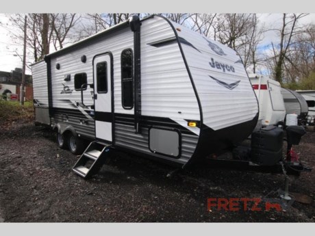 &lt;p&gt;&lt;strong&gt;Used Pre-Owned 2022 Jayco Jay Flight SLX 224BH Bunk Beds Travel Trailer Camper for Sale at Fretz RV of Philadelphia&lt;/strong&gt;&lt;/p&gt; &lt;p&gt;&#160;&lt;/p&gt; &lt;p&gt;&lt;strong&gt;Jayco Jay Flight SLX 8 travel trailer 224BH highlights:&lt;/strong&gt;&lt;/p&gt; &lt;ul&gt; &lt;li&gt;Double Size Bunks&lt;/li&gt; &lt;li&gt;Queen Bed&lt;/li&gt; &lt;li&gt;Rear Corner Bath&lt;/li&gt; &lt;li&gt;Booth Dinette&lt;/li&gt; &lt;li&gt;Outside Kitchen&lt;/li&gt; &lt;/ul&gt; &lt;p&gt;&#160;&lt;/p&gt; &lt;p&gt;Get ready for family fun or a friend&#39;s weekend at the campgrounds in this trailer! This trailer offers full kitchen amenities including a &lt;strong&gt;pantry&lt;/strong&gt; for snacks and such, plus a full rear corner bathroom for privacy and includes a shower. When you need a break, the &lt;strong&gt;semi-private bedroom&lt;/strong&gt; up front offers a queen bed, dual wardrobes and a curtain to close, and the double size bunks offer a &lt;strong&gt;curtain&lt;/strong&gt; to close as well. There is a 13&#39; power awing with LED lights for you to enjoy this outdoor space into the night, plus &lt;strong&gt;exterior storage&lt;/strong&gt; for your outdoor games and gear.&lt;/p&gt; &lt;p&gt;&#160;&lt;/p&gt; &lt;p&gt;With any Jay Flight SLX 8 travel trailer by Jayco, you will have a durable foundation with l-Class cambered structural steel l-beams, a fully-integrated A-frame, seamless roof material and a&#160;&lt;strong&gt;Magnum Truss Roof System&lt;/strong&gt;&#160;with plywood decking for a 50% stronger roof than any other in the industry. Also included are &lt;strong&gt;Goodyear Endurance tires&lt;/strong&gt; made in the USA, and a front diamond plate to protect against road debris. Inside, you will love the &lt;strong&gt;fresh interior design&lt;/strong&gt;, the solid hardwood cabinet doors, the &lt;strong&gt;81-inch tall ceiling&lt;/strong&gt;, the energy-saving LED lighting, and the storage. Whether you are looking for an RV for a small or large group, you will find a Jay Flight SLX 8 to fit your camping lifestyle!&lt;/p&gt; &lt;p&gt;&#160;&lt;/p&gt; &lt;p&gt;We are a premier dealer for all 2022, 2023, 2024 and 2025&#160;Winnebago Minnie, Micro, M-Series, Access, Voyage, Hike, 100, FLX, Flex, Jayco Jay Flight, Eagle, HT, Jay Feather, Micro, White Hawk, Bungalow, North Point, Pinnacle, Talon, Octane, Seismic, SLX, OPUS, OP4, OP2, OP15, OPLite, Air Off Road, and TAXA Outdoors, Habitat, Overland, Cricket, Tiger Moth, Mantis, Ember RV Touring and Skinny Guy Truck Campers.&#160;So, if you are in the York, Harrisburg, Lancaster, Philadelphia, Allentown, New Jersey, Delaware New York, or Maryland regions; stop by and browse our huge RV inventory today.&#160;Fretz RV has been a Jayco Dealer Partner for over 40 years, Winnebago Dealer Partner for over 30 Years.&lt;/p&gt; &lt;p&gt;We also carry used and Certified Pre-owned brands like Forest River, Salem, Wildwood, &#160;TAB, TAG, NuCamp, Cherokee, Coleman, R-Pod, A-Liner, Dutchmen, Keystone, KZ, Grand Design, Reflection, Imagine, Passport, Lance, Solitude, Freedom Lite, Express, Flagstaff, Rockwood, Montana, Passport, Little Guy, Coachmen, Catalina, Cougar, &#160;Sunset Trail, Raptor, Vengeance, Gulf Stream and Airstream, and are always below NADA values. We take all types of trades. When it comes to campers, we are your full-service stop. With over 77 years in business, we have built an excellent reputation in the Recreational Vehicle and Camping industry to our customers as well as our suppliers and manufacturers.&#160;With our participation in the Hershey RV Show every year we can display the newest product with great savings to customers! Besides our online presence, at Fretz RV we have a 12,000 Sq. Ft showroom, a huge RV&#160;Parts, and Accessories store. We have added a 30,000 square foot Indoor Service Facility that opened in the Spring of 2018. We have a full Service and Repair shop with RVIA Certified Technicians. &#160;Financing available. We have RV Insurance through Geico Brown and Brown and Progressive that we can provide instant quotes, RV Warranties through Compass and Protective XtraRide, and RV Rentals. We have detailed videos on RVTrader, RVT, Classified Ads, eBay, RVUSA and Youtube. Like us on Facebook. Check out our great Google and Dealer Rater reviews at Fretz RV. We are located at 3479 Bethlehem Pike,&#160;Souderton,&#160;PA&#160;18964&#160;215-723-3121&#160;&lt;/p&gt; &lt;p&gt;Call for details.&#160;#RV #GoCamping #GoRVing #1 #Used #New #PaDealer #Camping&#160;&lt;/p&gt;&lt;ul&gt;&lt;li&gt;Front Bedroom&lt;/li&gt;&lt;li&gt;Bunkhouse&lt;/li&gt;&lt;li&gt;Outdoor Kitchen&lt;/li&gt;&lt;/ul&gt;