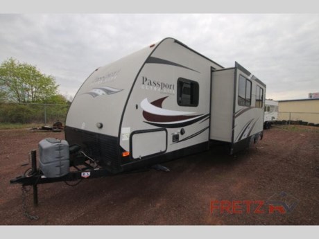 &lt;h2&gt;Used Pre-Owned 2016 Keystone Passport 2670BH Grand Touring Travel Trailer Camper for Sale at Fretz RV of Philadelphia&lt;/h2&gt; &#160; This Grand Touring Passport travel trailer model 2670BH by Keystone RV is perfect for a larger family&#160;having sleeping space&#160;for 9-10, double bed bunks, a large slide out in the main living area, and an outdoor kitchen, plus more!&lt;br&gt;&lt;br&gt;Step inside and find a front bedroom behind the sliding door to your right. Inside enjoy sleeping on a queen size bed.&#160; There are two bedside wardrobes with overhead storage for your things.&#160; The bedroom can be accessed from either side of the entertainment center with&#160;a second&#160;sliding door.&lt;br&gt;&lt;br&gt;Just outside the bedroom you will notice an entertainment center which can easily be viewed from the slide out fold down sofa and u-shaped dinette.&#160; Here is where you will enjoy your meals, or just relaxing and enjoying down time from a fun filled day.&lt;br&gt;&lt;br&gt;The kitchen features everything needed to prepare and cook food for your family.&#160; There is a double sink on an L-shaped countertop, a three burner range, refrigerator, and a wardrobe/pantry for food storage and more.&lt;br&gt;&lt;br&gt;The rear of this unit features a set of double bed bunks with an angled inside corner.&#160; The opposite side of the trailer features a convenient bathroom which provides a tub/shower, toilet, and single sink.&lt;br&gt;&lt;br&gt;You will love all of the storage for sure on the inside of this unit, plus outside there is a front pass-through compartment for all of your outdoor camping gear. There is also a outside kitchen which features a two burner cook-top, single sink, refrigerator, and counter-top, plus so much more!  &lt;p&gt;We are a premier dealer for all 2022, 2023, 2024 and 2025&#160;Winnebago Minnie, Micro, M-Series, Access, Voyage, Hike, 100, FLX, Flex, Jayco Jay Flight, Eagle, HT, Jay Feather, Micro, White Hawk, Bungalow, North Point, Pinnacle, Talon, Octane, Seismic, SLX, OPUS, OP4, OP2, OP15, OPLite, Air Off Road, and TAXA Outdoors, Habitat, Overland, Cricket, Tiger Moth, Mantis, Ember RV Touring and Skinny Guy Truck Campers.&#160;So, if you are in the York, Harrisburg, Lancaster, Philadelphia, Allentown, New Jersey, Delaware New York, or Maryland regions; stop by and browse our huge RV inventory today.&#160;Fretz RV has been a Jayco Dealer Partner for over 40 years, Winnebago Dealer Partner for over 30 Years.&lt;/p&gt; &lt;p&gt;We also carry used and Certified Pre-owned brands like Forest River, Salem, Wildwood,&#160; TAB, TAG, NuCamp, Cherokee, Coleman, R-Pod, A-Liner, Dutchmen, Keystone, KZ, Grand Design, Reflection, Imagine, Passport, Lance, Solitude, Freedom Lite, Express, Flagstaff, Rockwood, Montana, Passport, Little Guy, Coachmen, Catalina, Cougar,&#160; Sunset Trail, Raptor, Vengeance, Gulf Stream and Airstream, and are always below NADA values. We take all types of trades. When it comes to campers, we are your full-service stop. With over 77 years in business, we have built an excellent reputation in the Recreational Vehicle and Camping industry to our customers as well as our suppliers and manufacturers.&#160;With our participation in the Hershey RV Show every year we can display the newest product with great savings to customers! Besides our online presence, at Fretz RV we have a 12,000 Sq. Ft showroom, a huge RV&#160;Parts, and Accessories store. We have added a 30,000 square foot Indoor Service Facility that opened in the Spring of 2018. We have a full Service and Repair shop with RVIA Certified Technicians. &#160;Financing available. We have RV Insurance through Geico Brown and Brown and Progressive that we can provide instant quotes, RV Warranties through Compass and Protective XtraRide, and RV Rentals. We have detailed videos on RVTrader, RVT, Classified Ads, eBay, RVUSA and Youtube. Like us on Facebook. Check out our great Google and Dealer Rater reviews at Fretz RV. We are located at 3479 Bethlehem Pike,&#160;Souderton,&#160;PA&#160;18964&#160;215-723-3121&#160;&lt;/p&gt; Call for details.&#160;#RV #GoCamping #GoRVing #1 #Used #New #PaDealer #Camping&#160;&lt;ul&gt;&lt;li&gt;Front Bedroom&lt;/li&gt;&lt;li&gt;Bunkhouse&lt;/li&gt;&lt;li&gt;Outdoor Kitchen&lt;/li&gt;&lt;li&gt;U Shaped Dinette&lt;/li&gt;&lt;/ul&gt;