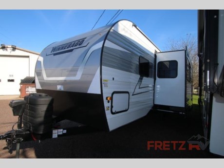 &lt;p&gt;&lt;strong&gt;New 2024 Wimmebago Access 25 ML Travel Trailer Camper For Sale at Fretz RV of Philadelphia&lt;/strong&gt;&lt;/p&gt; &lt;p&gt;&#160;&lt;/p&gt; &lt;p&gt;&lt;strong&gt;Winnebago Industries Towables Access travel trailer 25ML highlights:&lt;/strong&gt;&lt;/p&gt; &lt;ul&gt; &lt;li&gt;Rear Corner Bath&lt;/li&gt; &lt;li&gt;Large Slide&lt;/li&gt; &lt;li&gt;Front Private Bedroom&lt;/li&gt; &lt;li&gt;Theater Seating&lt;/li&gt; &lt;/ul&gt; &lt;p&gt;&#160;&lt;/p&gt; &lt;p&gt;Enjoy your Access in the great outdoors! This unit features a &lt;strong&gt;large slide&lt;/strong&gt; for added walking around space inside.&#160; There is &lt;strong&gt;sleeping for two to six&lt;/strong&gt; depending on size and furniture choices starting with the front private bedroom featuring a space saving sliding door.&#160; You can also sleep two on the &lt;strong&gt;optional&#160;tri-fold&#160;sofa&lt;/strong&gt; within the slide, and the dinette opposite can be converted for one or two little ones.&#160; You will find ample storage throughout in overhead storage cabinets, under bed storage and wardrobes, plus more.&#160; The kitchen appliances are also within the large slide, plus you will find a nice size sink in the rear roadside corner with storage both above and below.&#160; A convenient &lt;strong&gt;rear corner bathroom&lt;/strong&gt; allows you to skip the use of the camp facilities and enjoy cleaning up in the privacy of your own unit. Here you will find a 30&quot; x 36&quot; shower, porcelain toilet and a vanity with sink and corner medicine cabinet. You will also appreciate the exterior storage door within the slide and there is also convenient&lt;strong&gt;&#160;pass-through storage&lt;/strong&gt; for your larger camp items to be neatly tucked away when not in use.&lt;/p&gt; &lt;p&gt;&#160;&lt;/p&gt; &lt;p&gt;With any Winnebago Access travel trailer you will find thoughtful, clean, and &lt;strong&gt;contemporary designs&lt;/strong&gt; filled with premium features that all have come to expect on any Winnebago towable. The &lt;strong&gt;powered stabilizer jacks&lt;/strong&gt; make setting up camp easy with just the touch of a single button.&#160; You will appreciate the stylish exterior front profile and&lt;strong&gt; thicker sidewall metal&lt;/strong&gt; for greater aerodynamics plus strength and durability.&#160; With a fully enclosed underbelly you can easily extend your camping season into the colder months, and the &lt;strong&gt;12 volt tank pad heaters&lt;/strong&gt; will keep you from having frozen pipes.&#160; On the inside, a porcelain toilet, larger skylights for more natural lighting, abundant storage, and spacious living areas making every camping trip more enjoyable.&#160; And, the &lt;strong&gt;200 watt solar&lt;/strong&gt; power reduces the need for shore power which makes it easy to go off-grid.&#160; Make your choice today and Access your next adventure!&lt;/p&gt; &lt;p&gt;Fretz RV of Philadelphia is the nations premier dealer for all 2022, 2023, 2024 and 2025&#160; Leisure Travel, Wonder, Unity, Pleasure-Way Plateau TS FL, XLTS, Ontour 2.2, 2.0 , AWD, Ascent, Winnebago Spirit, Sunstar, Travato, Navion, Porto, Solis Pocket, 59P 59PX, Revel, Jayco, Greyhawk, Redhawk, Solstice, Alante, Precept, Melbourne, Swift, Terrain, Seneca, Coachmen Galleria, Nova, Beyond, Renegade Vienna, Roadtrek Zion, SRT, Agile, Pivot,&#160; Play, Slumber, Chase, and our newest line Storyteller Overland Mode, Stealth and Beast 4x4 Off-Road motorhomes So, if you are in the York, Harrisburg, Lancaster, Philadelphia, Allentown, New Jersey, Delaware New York, or Maryland regions; stop by and browse our huge RV inventory today.&#160;Fretz RV has been a Jayco Dealer Partner for over 40 years, Winnebago Dealer Partner for over 30 Years and the oldest Roadtrek Dealer Partner in North America for over 40 years!&lt;/p&gt; &lt;p&gt;We also carry used and Certified Pre-owned RVs like Airstream, Wayfarer, Midwest, Chinook, Phoenix Cruiser, Grech, Born Free, Rialto, Vista, VW, Westfalia, Coach House, Monaco, Newmar, Fleetwood, Forest River, Freelander, Sunseeker, Chateau, Tiffin Allegro Thor Motor Coach, Georgetown, A.C.E. and are always below NADA values.&#160;We take all types of trades. When it comes to campers, we are your full-service stop. With over 77 years in business, we have built an excellent reputation in the Recreational Vehicle and Camping industry to our customers as well as our suppliers and manufacturers. With our participation in the Hershey RV Show every year we can display the newest product with great savings to customers! Besides our presence online, at Fretz RV we have a 12,000 Sq. Ft showroom, a huge RV&#160;Parts, and Accessories store. &#160;We have a full Service and Repair shop with RVIA Certified Technicians. Bank financing available. We have RV Insurance through Geico Brown and Brown and Progressive that we can provide instant quotes, RV Warranties through Compass and Protective XtraRide, and RV Rentals. We have detailed videos on RVTrader, RVT, Classified Ads, eBay, RVUSA and Youtube. Like us on Facebook. Check out our great Google and Dealer Rater reviews at Fretz RV. Fretz RV of Philadelphia is located at 3479 Bethlehem Pike,&#160;Souderton,&#160;PA&#160;18964&#160;215-723-3121. Call for details.&#160;#RV #GoCamping #GoRVing #1 #Used #New #PaDealer #Camping&lt;/p&gt;&lt;ul&gt;&lt;li&gt;Front Bedroom&lt;/li&gt;&lt;/ul&gt;&lt;ul&gt;&lt;li&gt;40&quot; SMART Galley TVAdventure PackageConvenience PackageVersatility Package&lt;/li&gt;&lt;/ul&gt;