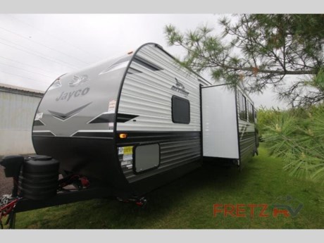 &lt;p&gt;&lt;strong&gt;New 2024 Jayco Jay Flight 324BDS Travel Trailer Camper For Sale at Fretz RV of Philadelphia&lt;/strong&gt;&lt;/p&gt; &lt;p&gt;&#160;&lt;/p&gt; &lt;p&gt;&lt;strong&gt;Jayco Jay Flight travel trailer 324BDS highlights:&lt;/strong&gt;&lt;/p&gt; &lt;ul&gt; &lt;li&gt;Dual Entry Doors&lt;/li&gt; &lt;li&gt;Rear Bunkhouse&lt;/li&gt; &lt;li&gt;U-Shaped Dinette&lt;/li&gt; &lt;li&gt;Outside Kitchen&lt;/li&gt; &lt;li&gt;Power Awning&lt;/li&gt; &lt;/ul&gt; &lt;p&gt;&#160;&lt;/p&gt; &lt;p&gt;Get ready for a whole lot of memories being made when you have this trailer at the campgrounds! From the kids telling stories at night while they sleep on the &lt;strong&gt;three bunks&lt;/strong&gt; and the booth dinette in the rear bunkhouse to you relaxing on the&lt;strong&gt; jackknife sofa&lt;/strong&gt; and U-shaped dinette. Both furnishings offer more sleeping space when the whole family joins you. And the &lt;strong&gt;slide out&lt;/strong&gt; gives you more floor space! The full bathroom has an&lt;strong&gt; interior and exterior entry&lt;/strong&gt; for convenience, and the inside kitchen offers full amenities while the outside kitchen gives you more choices when cooking for everyone. You will also appreciate privacy in the front bedroom with dual access, two wardrobes and windows for views of the scenery.&lt;/p&gt; &lt;p&gt;&#160;&lt;/p&gt; &lt;p&gt;These Jayco Jay Flight travel trailers have been a family favorite for years with their &lt;strong&gt;lasting power&lt;/strong&gt; and superior construction. An integrated A-frame and &lt;strong&gt;magnum truss roof system&lt;/strong&gt; holds them together. When you tow one of these units you&#39;re towing the entire unit and not just the frame. With &lt;strong&gt;dark tinted windows&lt;/strong&gt;, you have more privacy and safety. The &lt;strong&gt;vinyl flooring&lt;/strong&gt; throughout will be easy to clean and maintain too. Come find your favorite model today!&lt;/p&gt; &lt;p&gt;&#160;&lt;/p&gt; &lt;p&gt;Fretz RV of Philadelphia is the nations premier dealer for all 2022, 2023, 2024 and 2025&#160;Winnebago Minnie, Micro, M-Series, Access, Voyage, Hike, 100, FLX, Flex, Jayco Jay Flight, Eagle, HT, Jay Feather, Micro, White Hawk, Bungalow, North Point, Pinnacle, Talon, Octane, Seismic, SLX, OPUS, OP4, OP2, OP15, OPLite, Air Off Road, and TAXA Outdoors, Habitat, Overland, Cricket, Tiger Moth, Mantis, Ember RV Touring and Skinny Guy Truck Campers.&#160;So, if you are in the York, Harrisburg, Lancaster, Philadelphia, Allentown, New Jersey, Delaware New York, or Maryland regions; stop by and browse our huge RV inventory today.&#160;Fretz RV has been a Jayco Dealer Partner for over 40 years, Winnebago Dealer Partner for over 30 Years.&lt;/p&gt; &lt;p&gt;We also carry used and Certified Pre-owned brands like Forest River, Salem, Wildwood,&#160; TAB, TAG, NuCamp, Cherokee, Coleman, R-Pod, A-Liner, Dutchmen, Keystone, KZ, Grand Design, Reflection, Imagine, Passport, Lance, Solitude, Freedom Lite, Express, Flagstaff, Rockwood, Montana, Passport, Little Guy, Coachmen, Catalina, Cougar,&#160; Sunset Trail, Raptor, Vengeance, Gulf Stream and Airstream, and are always below NADA values. We take all types of trades. When it comes to campers, we are your full-service stop. With over 77 years in business, we have built an excellent reputation in the Recreational Vehicle and Camping industry to our customers as well as our suppliers and manufacturers.&#160;With our participation in the Hershey RV Show every year we can display the newest product with great savings to customers! Besides our online presence, at Fretz RV we have a 12,000 Sq. Ft showroom, a huge RV&#160;Parts, and Accessories store. We have added a 30,000 square foot Indoor Service Facility that opened in the Spring of 2018. We have a full Service and Repair shop with RVIA Certified Technicians. &#160;Financing available. We have RV Insurance through Geico Brown and Brown and Progressive that we can provide instant quotes, RV Warranties through Compass and Protective XtraRide, and RV Rentals. We have detailed videos on RVTrader, RVT, Classified Ads, eBay, RVUSA and Youtube. Like us on Facebook. Check out our great Google and Dealer Rater reviews at Fretz RV. Fretz RV of Philadelphia is located at 3479 Bethlehem Pike,&#160;Souderton,&#160;PA&#160;18964&#160;215-723-3121&#160;&lt;/p&gt; &lt;p&gt;Call for details.&#160;#RV #GoCamping #GoRVing #1 #Used #New #PaDealer #Camping&lt;/p&gt;&lt;ul&gt;&lt;li&gt;Front Bedroom&lt;/li&gt;&lt;li&gt;Bunkhouse&lt;/li&gt;&lt;li&gt;Two Entry/Exit Doors&lt;/li&gt;&lt;li&gt;Outdoor Kitchen&lt;/li&gt;&lt;li&gt;U Shaped Dinette&lt;/li&gt;&lt;/ul&gt;&lt;ul&gt;&lt;li&gt;Customer Value PackageA/C, 15,000 BTU32&quot; LED Smart TVRoof ladderTHEATER SEATING&lt;/li&gt;&lt;/ul&gt;