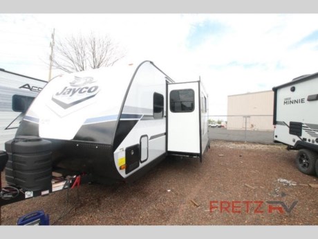 &lt;p&gt;&lt;strong&gt;New 2024 Jayco Jay Feather 21MBH Travel Trailer Camper For Sale at Fretz RV of Philadelphia&lt;/strong&gt;&lt;/p&gt; &lt;p&gt;&#160;&lt;/p&gt; &lt;p&gt;&lt;strong&gt;Jayco Jay Feather travel trailer 21MBH highlights:&lt;/strong&gt;&lt;/p&gt; &lt;ul&gt; &lt;li&gt;Booth Dinette Slide&lt;/li&gt; &lt;li&gt;Exterior Griddle with LP Quick Connect&lt;/li&gt; &lt;li&gt;Full Bath&lt;/li&gt; &lt;li&gt;Front Murphy Bed&lt;/li&gt; &lt;/ul&gt; &lt;p&gt;&#160;&lt;/p&gt; &lt;p&gt;You&#39;ll be surprised how easy it will be to camp in this travel trailer for seven! The &lt;strong&gt;double-size bunks&lt;/strong&gt; include flip-up storage and an &lt;strong&gt;exterior cargo door&lt;/strong&gt; so you can easily pack in gear, plus there is front exterior storage as well. A Murphy bed up front means you can enjoy comfortable sleeping space at night, and cozy seating space during the day on the&lt;strong&gt; jack knife sofa&lt;/strong&gt;. You&#39;ll also find a booth dinette slide where you can dine together, and the pantry within the slide can hold snacks for everyone! This model includes an L-shaped kitchen counter, a microwave oven and three burner range to cook meals, plus a &lt;strong&gt;10 cu. ft. 12V dual-hinge refrigerator&lt;/strong&gt; for perishables! You may just find yourselves outdoor most of the time since there is a 19&#39; power awning with LED lights and an&#160;&lt;strong&gt;outside kitchen&lt;/strong&gt;!&lt;/p&gt; &lt;p&gt;&#160;&lt;/p&gt; &lt;p&gt;With any Jay Feather travel trailer by Jayco, you will enjoy lightweight towing, convenient exterior amenities, and at-home comforts inside! The Overlander 1 Solar Package included within the Jay Sport Package comes with a &lt;strong&gt;200W solar panel&lt;/strong&gt; and a 30-amp digital controller so you can enjoy some off-grid camping. There is also a&lt;strong&gt; modern graphics package&lt;/strong&gt; with a dual-colored sidewall, LCI Solid Step fold-down aluminum tread steps on the main entry door, and&lt;strong&gt; Climate Shield&#160;&lt;/strong&gt;0 -100&#176; F tested weather insulation package that will allow you to camp in all sorts of climates. The Customer Value Package will make time outdoors easier than ever with an outside shower, a power tongue jack and a &lt;strong&gt;Rock Solid stabilizer system&lt;/strong&gt;, plus American-made nitro-filled Goodyear tires with self-adjusting electric brakes. More exterior features include a Keyed-Alike locking system, marine grade exterior speakers with blue LED accent lighting, a Magnum Truss roof system, and the list goes on! And we haven&#39;t even touched on the interior comforts, like the &lt;strong&gt;residential style kitchen countertops&lt;/strong&gt; and vinyl flooring throughout, decorative backsplash, handcrafted hardwood door/drawer fronts, and multiple USB charging ports to keep you going!&lt;/p&gt; &lt;p&gt;&#160;&lt;/p&gt; &lt;p&gt;Fretz RV of Philadelphia is the nations premier dealer for all 2022, 2023, 2024 and 2025&#160;Winnebago Minnie, Micro, M-Series, Access, Voyage, Hike, 100, FLX, Flex, Jayco Jay Flight, Eagle, HT, Jay Feather, Micro, White Hawk, Bungalow, North Point, Pinnacle, Talon, Octane, Seismic, SLX, OPUS, OP4, OP2, OP15, OPLite, Air Off Road, and TAXA Outdoors, Habitat, Overland, Cricket, Tiger Moth, Mantis, Ember RV Touring and Skinny Guy Truck Campers.&#160;So, if you are in the York, Harrisburg, Lancaster, Philadelphia, Allentown, New Jersey, Delaware New York, or Maryland regions; stop by and browse our huge RV inventory today.&#160;Fretz RV has been a Jayco Dealer Partner for over 40 years, Winnebago Dealer Partner for over 30 Years.&lt;/p&gt; &lt;p&gt;We also carry used and Certified Pre-owned brands like Forest River, Salem, Wildwood,&#160; TAB, TAG, NuCamp, Cherokee, Coleman, R-Pod, A-Liner, Dutchmen, Keystone, KZ, Grand Design, Reflection, Imagine, Passport, Lance, Solitude, Freedom Lite, Express, Flagstaff, Rockwood, Montana, Passport, Little Guy, Coachmen, Catalina, Cougar,&#160; Sunset Trail, Raptor, Vengeance, Gulf Stream and Airstream, and are always below NADA values. We take all types of trades. When it comes to campers, we are your full-service stop. With over 77 years in business, we have built an excellent reputation in the Recreational Vehicle and Camping industry to our customers as well as our suppliers and manufacturers.&#160;With our participation in the Hershey RV Show every year we can display the newest product with great savings to customers! Besides our online presence, at Fretz RV we have a 12,000 Sq. Ft showroom, a huge RV&#160;Parts, and Accessories store. We have added a 30,000 square foot Indoor Service Facility that opened in the Spring of 2018. We have a full Service and Repair shop with RVIA Certified Technicians. &#160;Financing available. We have RV Insurance through Geico Brown and Brown and Progressive that we can provide instant quotes, RV Warranties through Compass and Protective XtraRide, and RV Rentals. We have detailed videos on RVTrader, RVT, Classified Ads, eBay, RVUSA and Youtube. Like us on Facebook. Check out our great Google and Dealer Rater reviews at Fretz RV. Fretz RV of Philadelphia is located at 3479 Bethlehem Pike,&#160;Souderton,&#160;PA&#160;18964&#160;215-723-3121&#160;&lt;/p&gt; &lt;p&gt;Call for details.&#160;#RV #GoCamping #GoRVing #1 #Used #New #PaDealer #Camping&lt;/p&gt;&lt;ul&gt;&lt;li&gt;Front Bedroom&lt;/li&gt;&lt;li&gt;Bunkhouse&lt;/li&gt;&lt;li&gt;Outdoor Kitchen&lt;/li&gt;&lt;li&gt;Murphy Bed&lt;/li&gt;&lt;/ul&gt;&lt;ul&gt;&lt;li&gt;Customer Value PackageCustomer Value PackageA/C, 15,000 BTU&lt;/li&gt;&lt;/ul&gt;