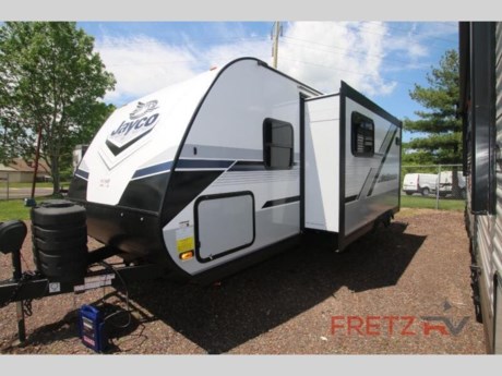 &lt;p&gt;&lt;strong&gt;New 2024 Jayco Jay Feather 21MML Travel Trailer Camper For Sale at Fretz RV of Philadelphia&lt;/strong&gt;&lt;/p&gt; &lt;p&gt;&#160;&lt;/p&gt; &lt;p&gt;&lt;strong&gt;Jayco Jay Feather travel trailer 21MML highlights:&lt;/strong&gt;&lt;/p&gt; &lt;ul&gt; &lt;li&gt;Murphy Bed&lt;/li&gt; &lt;li&gt;Rear Corner Bathroom&lt;/li&gt; &lt;li&gt;Theater Seating&lt;/li&gt; &lt;li&gt;Exterior Storage&lt;/li&gt; &lt;li&gt;Tub/Shower&lt;/li&gt; &lt;/ul&gt; &lt;p&gt;&#160;&lt;/p&gt; &lt;p&gt;If you wish to escape the hustle and bustle of everyday life then you need this travel trailer! It features a front 60&quot; x 75&quot; Murphy bed with wardrobes on either side for bedtime and a &lt;strong&gt;jackknife sofa&lt;/strong&gt; during the day.&#160;You can play games at the booth dinette after enjoying a delicious meal prepared with the &lt;strong&gt;three burner cooktop&lt;/strong&gt; or relax at the &lt;strong&gt;theater seating with table trays&lt;/strong&gt; and enjoy the LED TV. The rear corner bathroom has a tub/shower for you to get cleaned up in, as well as a linen closet to store your towels. There is exterior storage space to keep your outdoor gear, a 15&#39; power awning to protect you from the elements, and an &lt;strong&gt;exterior griddle&lt;/strong&gt; with LP quick connect!&lt;/p&gt; &lt;p&gt;&#160;&lt;/p&gt; &lt;p&gt;With any Jay Feather travel trailer by Jayco, you will enjoy lightweight towing, convenient exterior amenities, and at-home comforts inside! The Overlander 1 Solar Package included within the Jay Sport Package comes with a &lt;strong&gt;200W solar panel&lt;/strong&gt; and a 30-amp digital controller so you can enjoy some off-grid camping. There is also a&lt;strong&gt; modern graphics package&lt;/strong&gt; with a dual-colored sidewall, LCI Solid Step fold-down aluminum tread steps on the main entry door, and &lt;strong&gt;Climate Shield&lt;/strong&gt; 0 -100&#176; F tested weather insulation package that will allow you to camp in all sorts of climates. The Customer Value Package will make time outdoors easier than ever with an outside shower, a power tongue jack and a&lt;strong&gt; Rock Solid stabilizer system&lt;/strong&gt;, plus American-made nitro-filled Goodyear tires with self-adjusting electric brakes. More exterior features include a Keyed-Alike locking system, marine grade exterior speakers with blue LED accent lighting, a Magnum Truss roof system, and the list goes on! And we haven&#39;t even touched on the interior comforts, like the &lt;strong&gt;residential style kitchen countertops&lt;/strong&gt; and vinyl flooring throughout, decorative backsplash, handcrafted hardwood door/drawer fronts, and multiple USB charging ports to keep you going!&lt;/p&gt; &lt;p&gt;&#160;&lt;/p&gt; &lt;p&gt;Fretz RV of Philadelphia is the nations premier dealer for all 2022, 2023, 2024 and 2025&#160;Winnebago Minnie, Micro, M-Series, Access, Voyage, Hike, 100, FLX, Flex, Jayco Jay Flight, Eagle, HT, Jay Feather, Micro, White Hawk, Bungalow, North Point, Pinnacle, Talon, Octane, Seismic, SLX, OPUS, OP4, OP2, OP15, OPLite, Air Off Road, and TAXA Outdoors, Habitat, Overland, Cricket, Tiger Moth, Mantis, Ember RV Touring and Skinny Guy Truck Campers.&#160;So, if you are in the York, Harrisburg, Lancaster, Philadelphia, Allentown, New Jersey, Delaware New York, or Maryland regions; stop by and browse our huge RV inventory today.&#160;Fretz RV has been a Jayco Dealer Partner for over 40 years, Winnebago Dealer Partner for over 30 Years.&lt;/p&gt; &lt;p&gt;We also carry used and Certified Pre-owned brands like Forest River, Salem, Wildwood,&#160; TAB, TAG, NuCamp, Cherokee, Coleman, R-Pod, A-Liner, Dutchmen, Keystone, KZ, Grand Design, Reflection, Imagine, Passport, Lance, Solitude, Freedom Lite, Express, Flagstaff, Rockwood, Montana, Passport, Little Guy, Coachmen, Catalina, Cougar,&#160; Sunset Trail, Raptor, Vengeance, Gulf Stream and Airstream, and are always below NADA values. We take all types of trades. When it comes to campers, we are your full-service stop. With over 77 years in business, we have built an excellent reputation in the Recreational Vehicle and Camping industry to our customers as well as our suppliers and manufacturers.&#160;With our participation in the Hershey RV Show every year we can display the newest product with great savings to customers! Besides our online presence, at Fretz RV we have a 12,000 Sq. Ft showroom, a huge RV&#160;Parts, and Accessories store. We have added a 30,000 square foot Indoor Service Facility that opened in the Spring of 2018. We have a full Service and Repair shop with RVIA Certified Technicians. &#160;Financing available. We have RV Insurance through Geico Brown and Brown and Progressive that we can provide instant quotes, RV Warranties through Compass and Protective XtraRide, and RV Rentals. We have detailed videos on RVTrader, RVT, Classified Ads, eBay, RVUSA and Youtube. Like us on Facebook. Check out our great Google and Dealer Rater reviews at Fretz RV. Fretz RV of Philadelphia is located at 3479 Bethlehem Pike,&#160;Souderton,&#160;PA&#160;18964&#160;215-723-3121&#160;&lt;/p&gt; &lt;p&gt;Call for details.&#160;#RV #GoCamping #GoRVing #1 #Used #New #PaDealer #Camping&lt;/p&gt;&lt;ul&gt;&lt;li&gt;Murphy Bed&lt;/li&gt;&lt;/ul&gt;&lt;ul&gt;&lt;li&gt;JaySport Package30# LP BottlesCustomer Value Package&lt;/li&gt;&lt;/ul&gt;