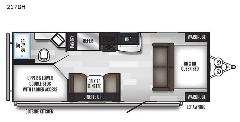 2020 Palomino Solaire Ultra Lite 217BH - Used Travel Trailer for sale by Fretz RV in Souderton, Pennsylvania