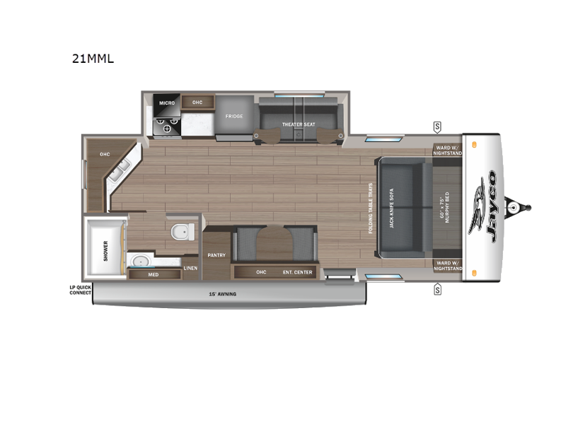 2025 Jayco Jay Feather 21MML - New Travel Trailer for sale by Fretz RV in Souderton, Pennsylvania
