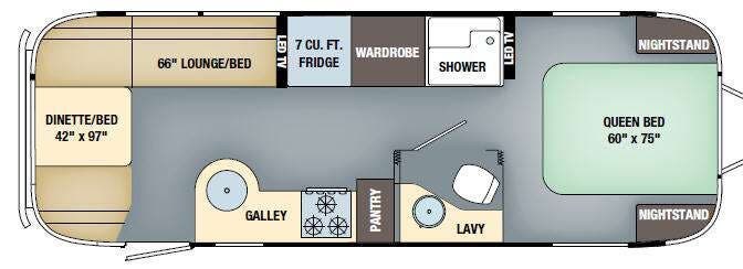 2017 Airstream International Signature 27FB - Used Travel Trailer for sale by Fretz RV in Souderton, Pennsylvania