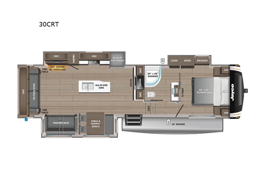 New 2026 Jayco Eagle HT 30CRT available in Souderton, Pennsylvania