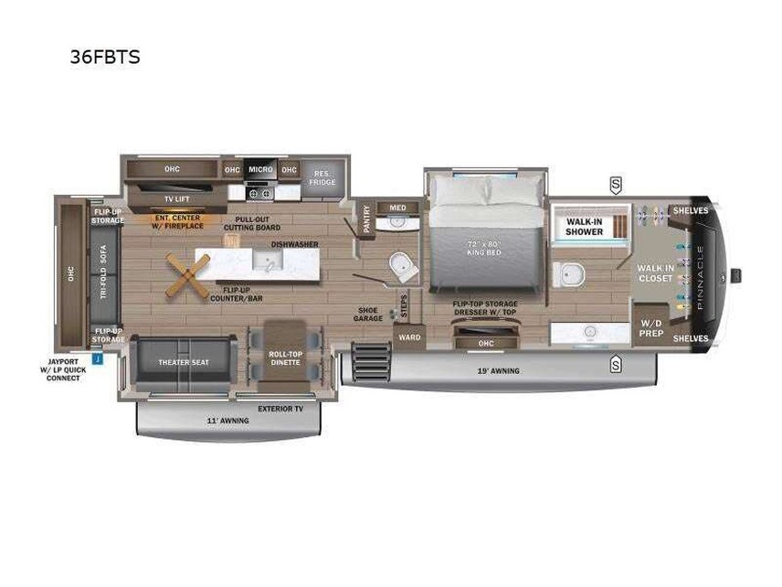 New 2026 Jayco Pinnacle 36FBTS available in Souderton, Pennsylvania
