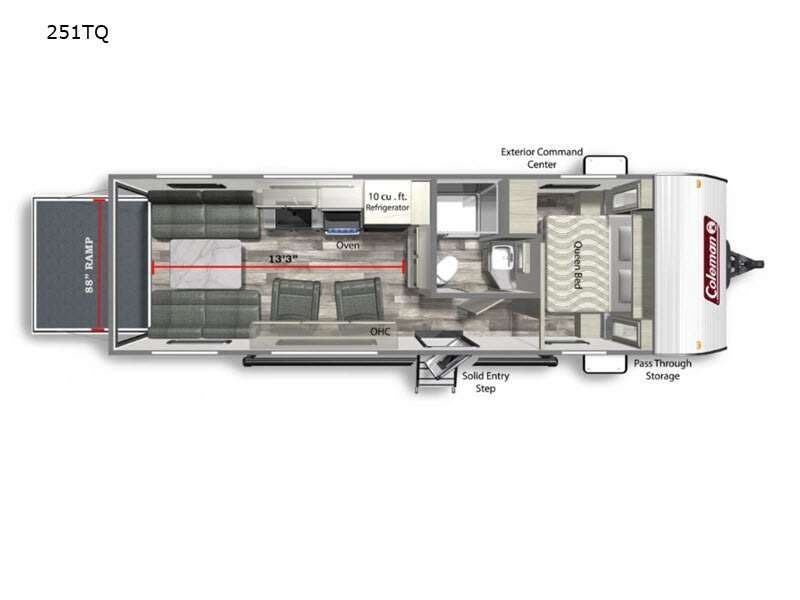 2022 Coleman Lantern Series 251TQ - Used Toy Hauler For Sale by Fretz RV in Souderton, Pennsylvania