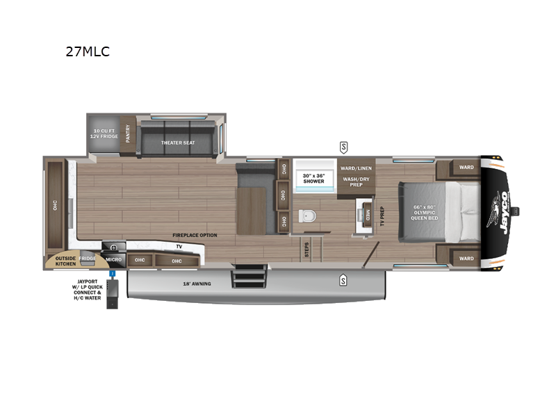 2025 Jayco Eagle HT 27MLC - New Fifth Wheel For Sale by Fretz RV in Souderton, Pennsylvania features Slideout
