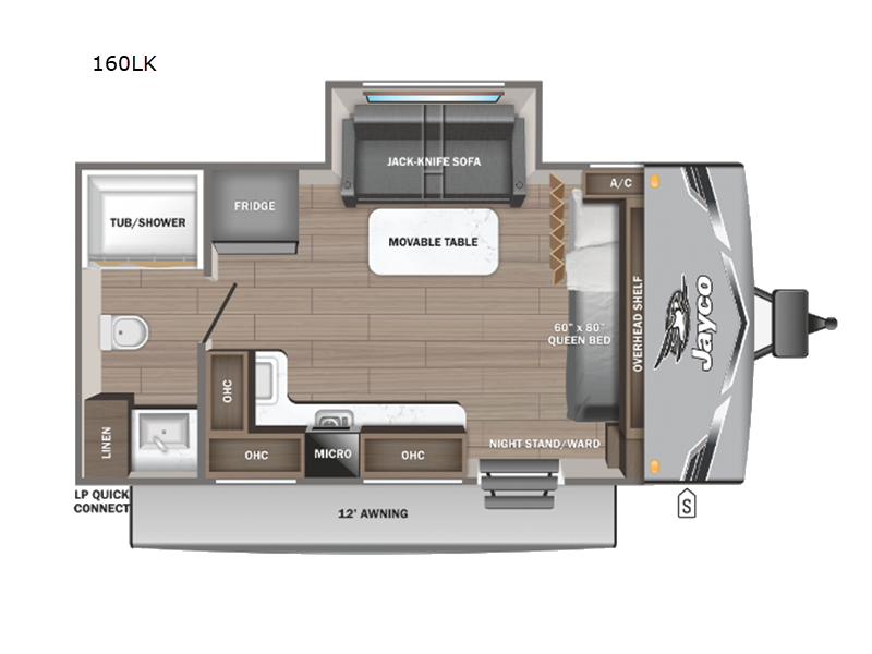 2026 Jayco Jay Flight SLX 160LK - New Travel Trailer For Sale by Fretz RV in Souderton, Pennsylvania features Slideout
