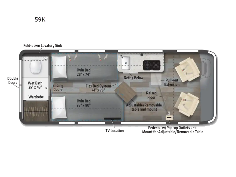 2026 Winnebago Travato 59K - New Class B For Sale by Fretz RV in Souderton, Pennsylvania