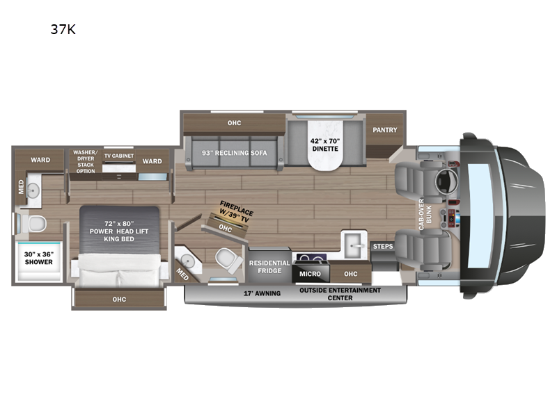 2026 Jayco Seneca 37K - New Super C For Sale by Fretz RV in Souderton, Pennsylvania features Slideout