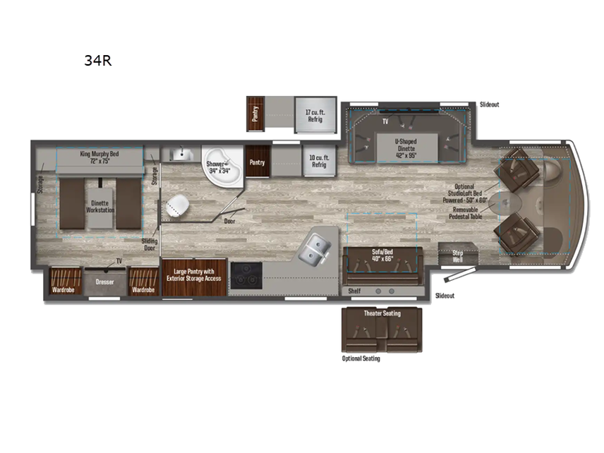 New 2026 Winnebago Sunstar 34R available in Souderton, Pennsylvania