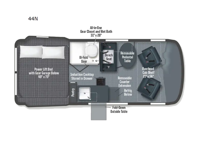 New 2026 Winnebago Revel Sport 44N available in Souderton, Pennsylvania