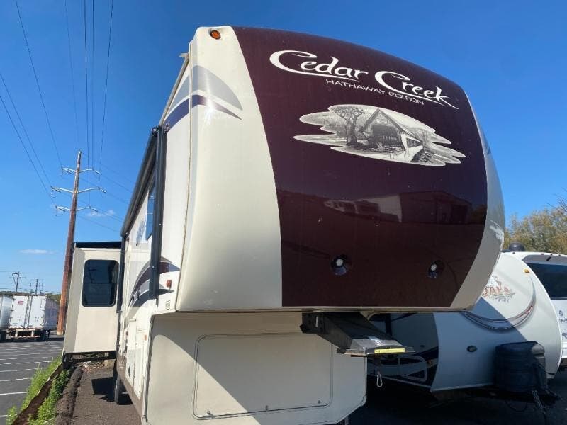 2018 Cedar Creek Hathaway Edition 36CK2 by Forest River from Fretz RV in Souderton, Pennsylvania