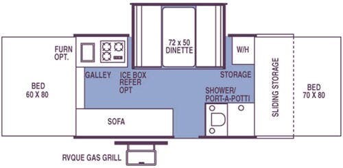 2006 Forest River Rockwood Premier 2516G - Used Popup For Sale by Fretz RV in Souderton, Pennsylvania features Slideout