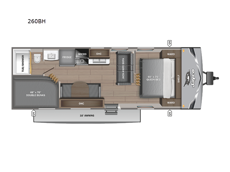 2026 Jayco Jay Flight SLX 260BH - New Travel Trailer For Sale by Fretz RV in Souderton, Pennsylvania