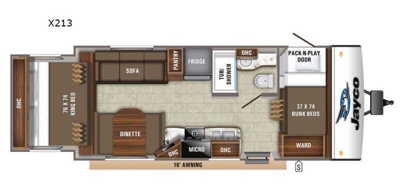 2020 Jayco Jay Feather X213 - Used Travel Trailer For Sale by Fretz RV in Souderton, Pennsylvania features Slideout