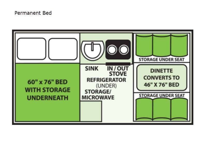 2021 Aliner Classic Permanent Bed - Used Popup for sale by Fretz RV in Souderton, Pennsylvania