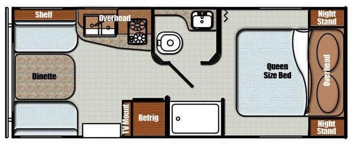 2013 Gulf Stream Visa 19 ERD - Used Travel Trailer For Sale by Fretz RV in Souderton, Pennsylvania