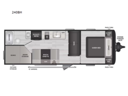 2024 Keystone Hideout Sport 240BH - Used Travel Trailer for sale by Fretz RV in Souderton, Pennsylvania