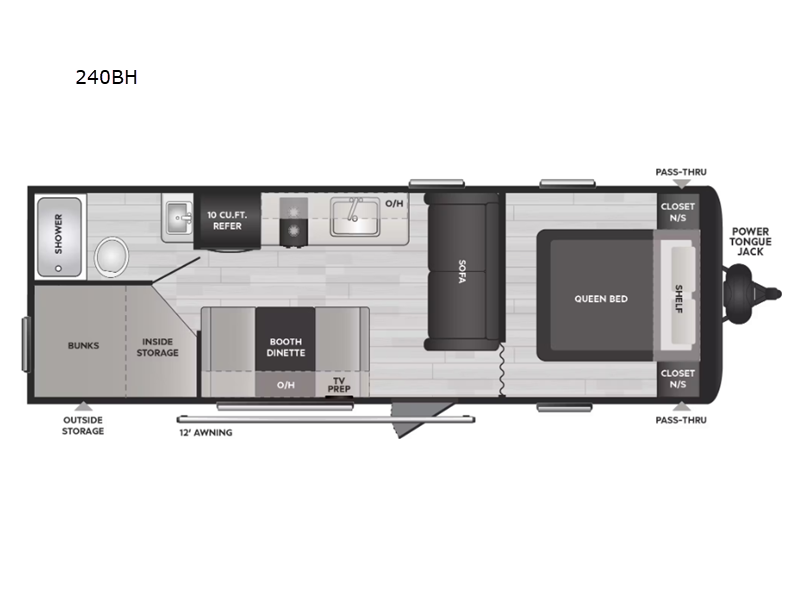 2024 Keystone Hideout Sport 240BH - Used Travel Trailer For Sale by Fretz RV in Souderton, Pennsylvania