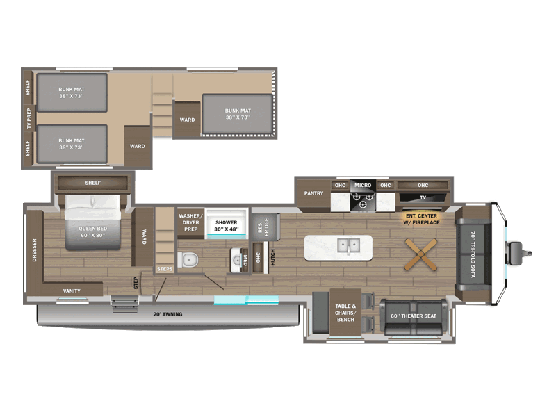 2026 Jayco Jay Flight Bungalow 401 LOFT