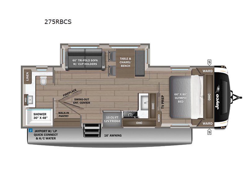 2026 Jayco Eagle HT 275RBCS - New Travel Trailer For Sale by Fretz RV in Souderton, Pennsylvania features Slideout