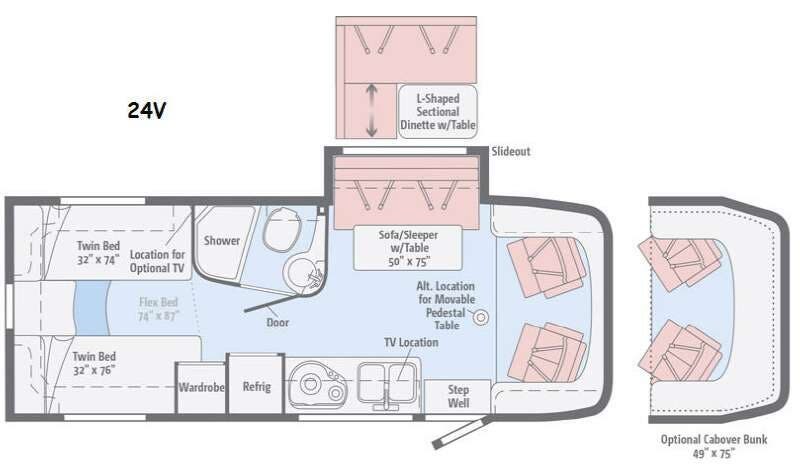 2016 Winnebago View 24V - Used Class C For Sale by Fretz RV in Souderton, Pennsylvania features Slideout