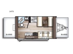2019 Palomino Solaire 147X - Used Travel Trailer for sale by Fretz RV in Souderton, Pennsylvania