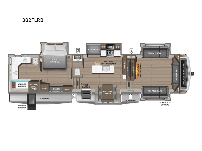 2026 Jayco North Point 382FLRB