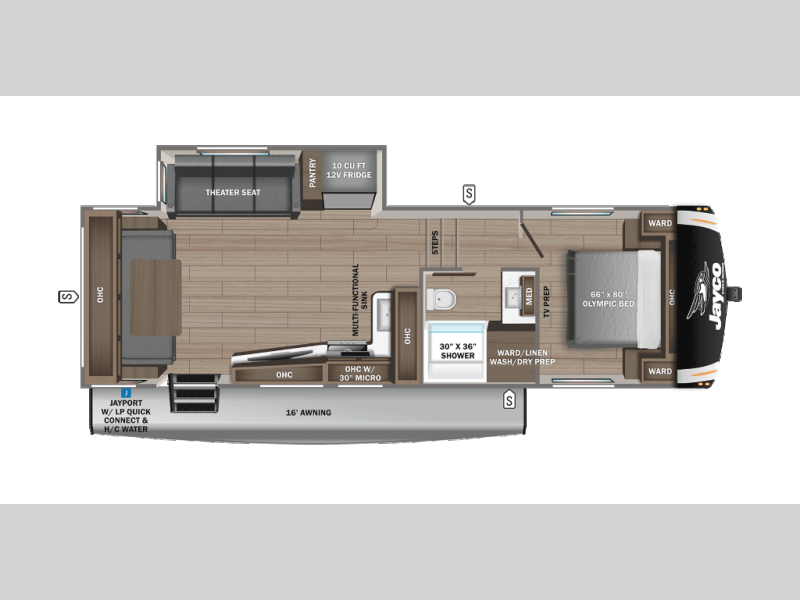 2026 Jayco Eagle HT 25RUC - New Fifth Wheel For Sale by Fretz RV in Souderton, Pennsylvania features Slideout