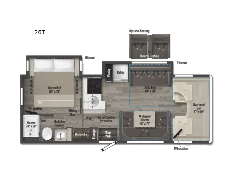 2026 Winnebago Spirit 26T