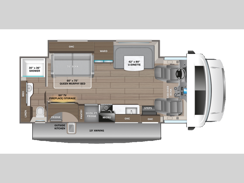 2026 Jayco Redhawk 26M - New Class C For Sale by Fretz RV in Souderton, Pennsylvania features Slideout
