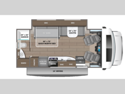 2026 Jayco Melbourne Prestige 24RP - New Class C for sale by Fretz RV in Souderton, Pennsylvania